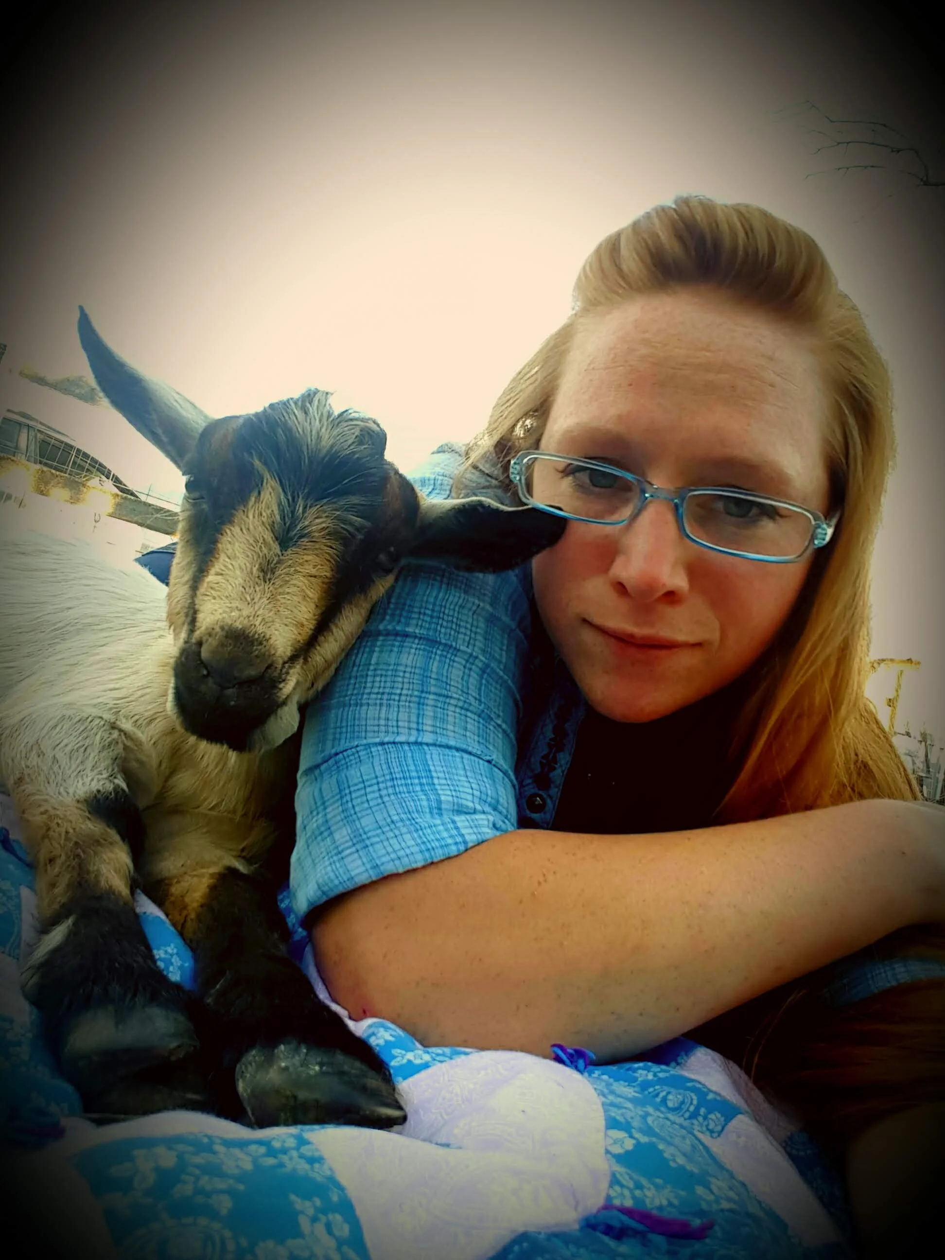 Chillin' with the baby buck