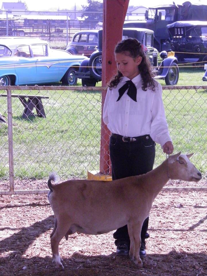 2013 My niece Trinity in Beginner Showmanship