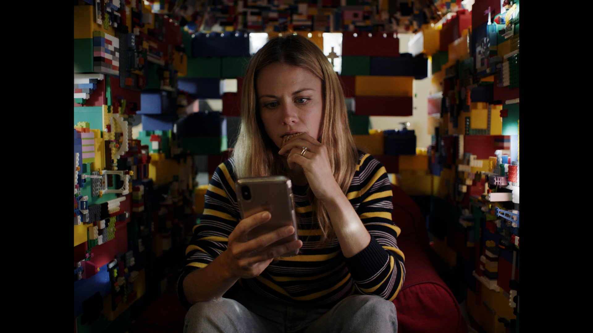BLOCKS is a surreal comedy about the mother of two young children who begins to spontaneously vomit LEGO.