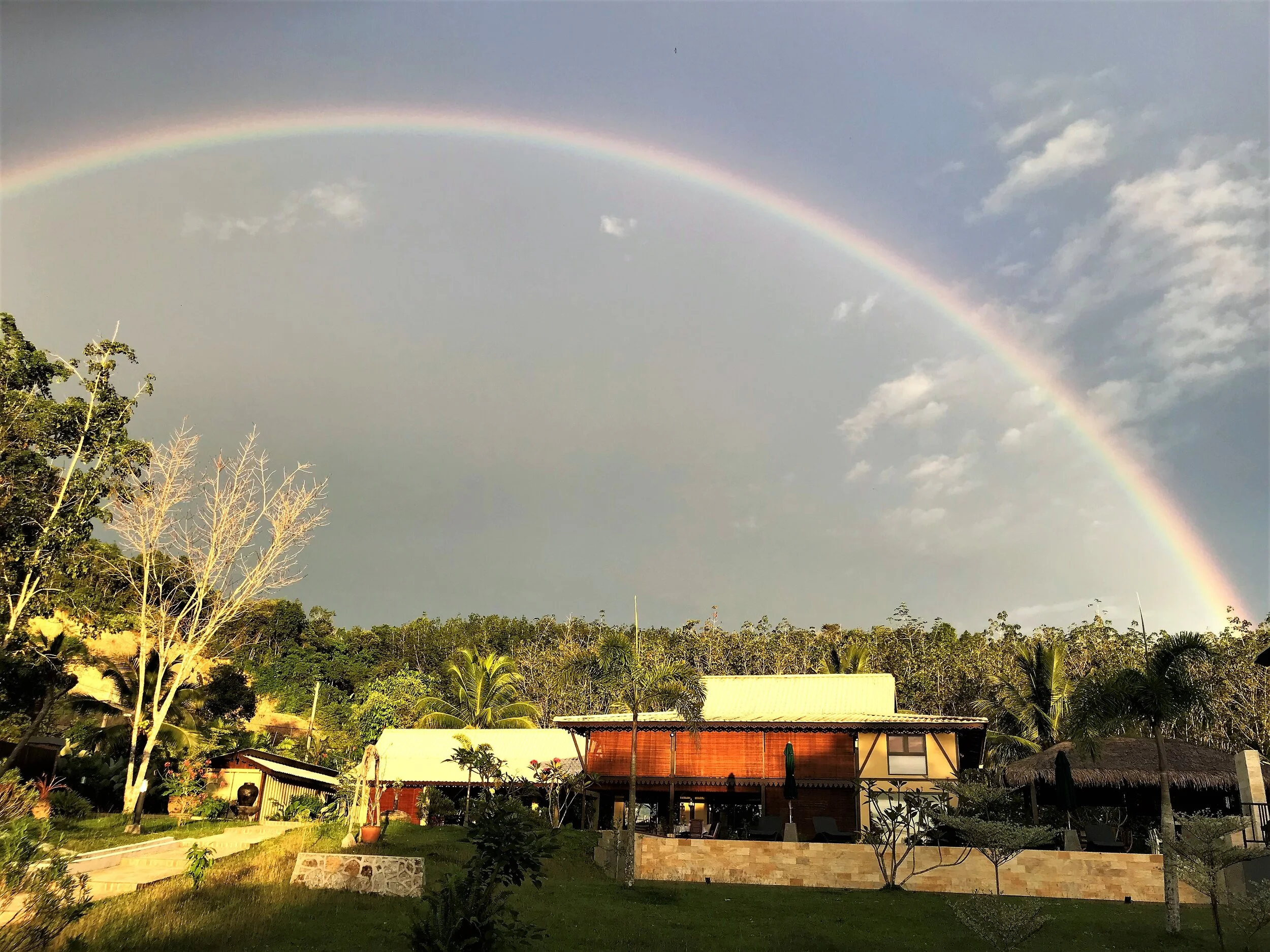 Rainbow over Villa Kelapa.JPG