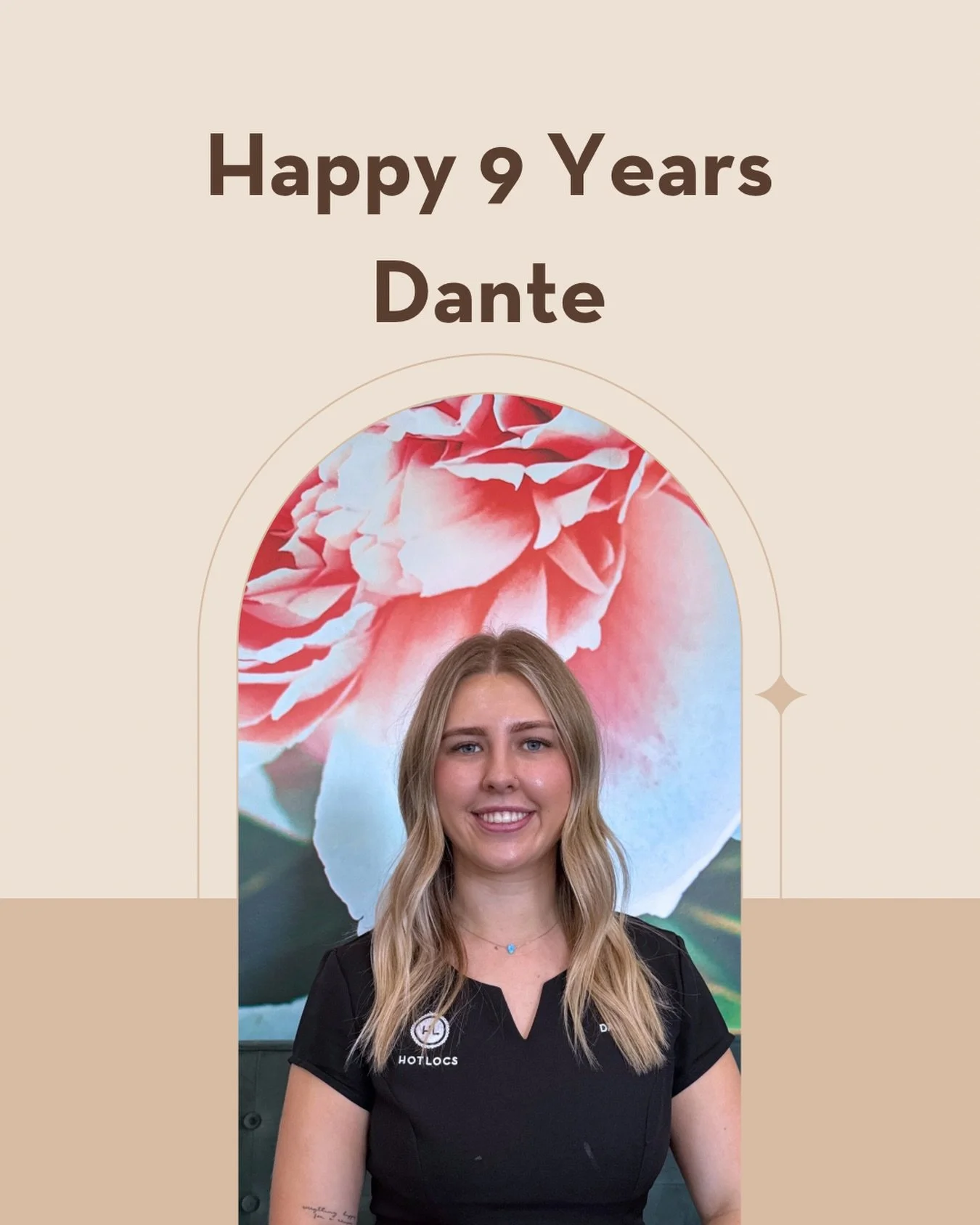 ✨ IT&rsquo;S DANTE&rsquo;S 9 YEAR ANNIVERSARY ✨

Our amazing Dante is celebrating 9 years as part of our Hot Locs team. Over these last 9 years we have seen Dante&rsquo;s growth within the industry and her eagerness to learn and take on new challenge