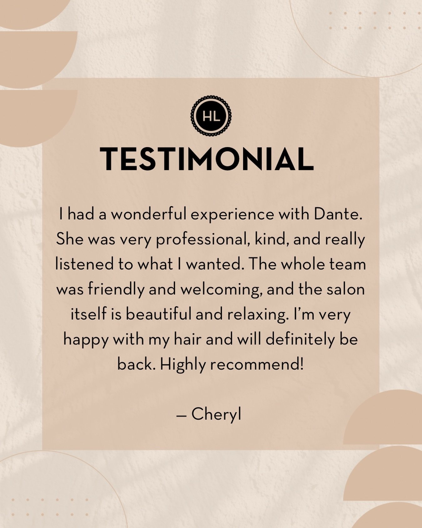 🤍 CLIENT TESTIMONIAL 🤍

We pride ourselves on you feeling and looking your best every time you visit us at Hot Locs! 

Call us now on 99218089 to book a bit of &ldquo;me&rdquo; time 🤍