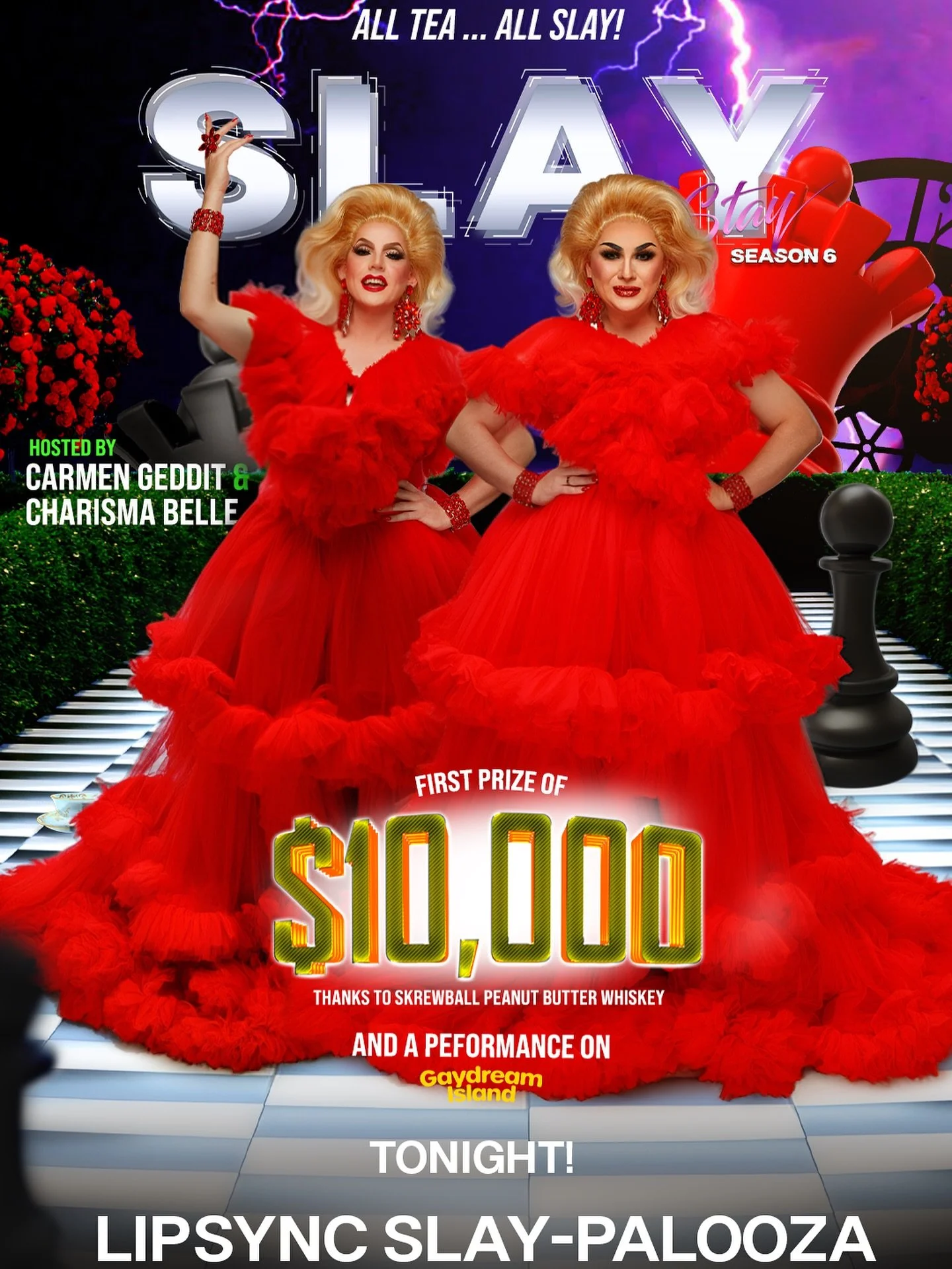 You Ready Slayers? 💅 
&bull;
We&rsquo;re back TONIGHT with Season 6 of Slay 2 Stay! The search for Sydney&rsquo;s next Slay 2 Stay Champion 👑 
&bull;
Join us upstairs in the Iniversal Superclub - Doors 7:30pm and showtime from 8PM!
&bull;
Tonight w