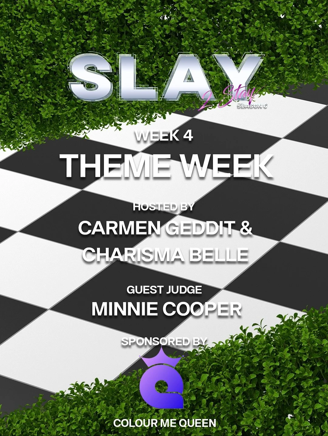@colourmequeenofficial Presents: Theme Week at Slay 2 Stay 🤩
&bull;
Our top 10 have been given a theme that they&rsquo;ll need to shape their show this week around. One contestant will be closer to the @skrewballwhiskey Grand Prize of $10,000 + the 