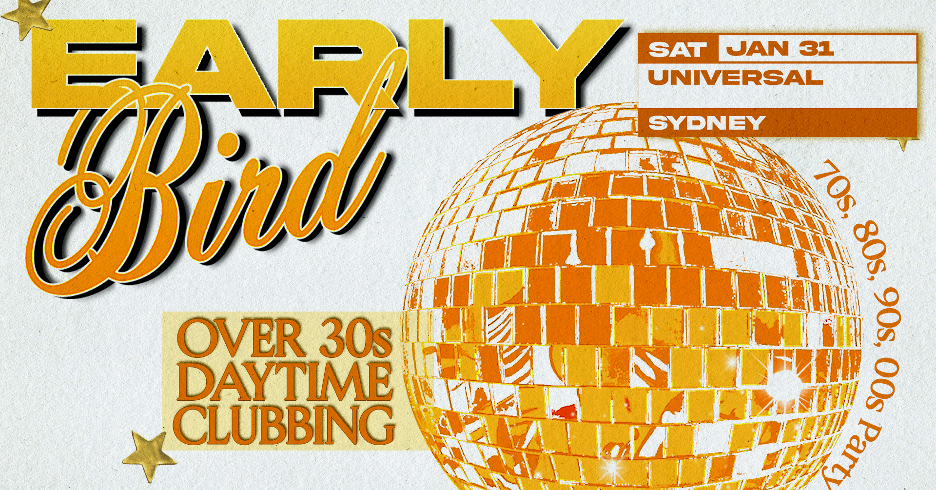 Early Bird: Daytime Clubbing for the 30+ Partygoer