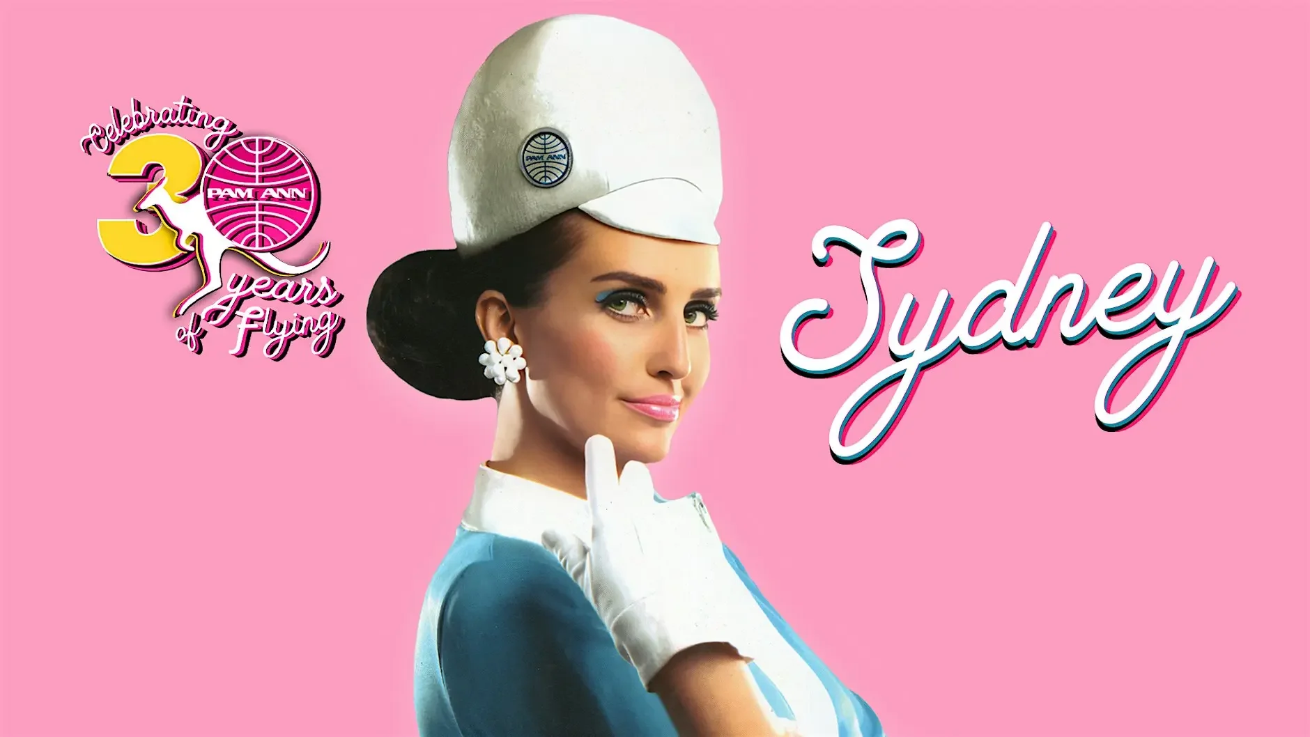 PAM ANN 30 YEARS OF FLYING - SYDNEY