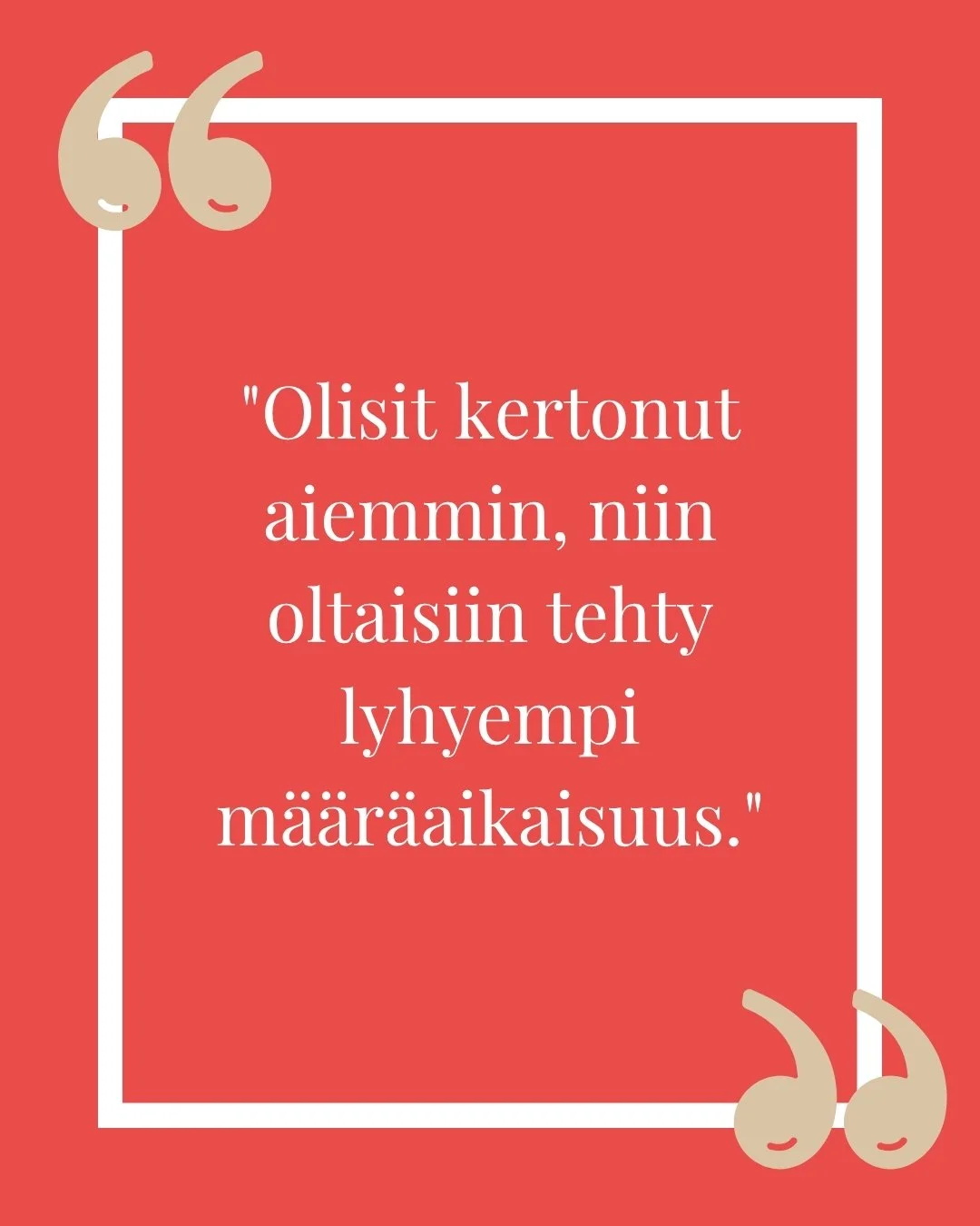 &quot;Olisit kertonut aiemmin, niin oltaisiin tehty lyhyempi m&auml;&auml;r&auml;aikaisuus.&quot;

&quot;Sun ura oli sitten t&auml;ss&auml;.&quot;

&quot;Oliko t&auml;&auml; ihan suunniteltu vai vahinko?&quot;

&ldquo;Toimitusjohtajaa harmittaa, olis