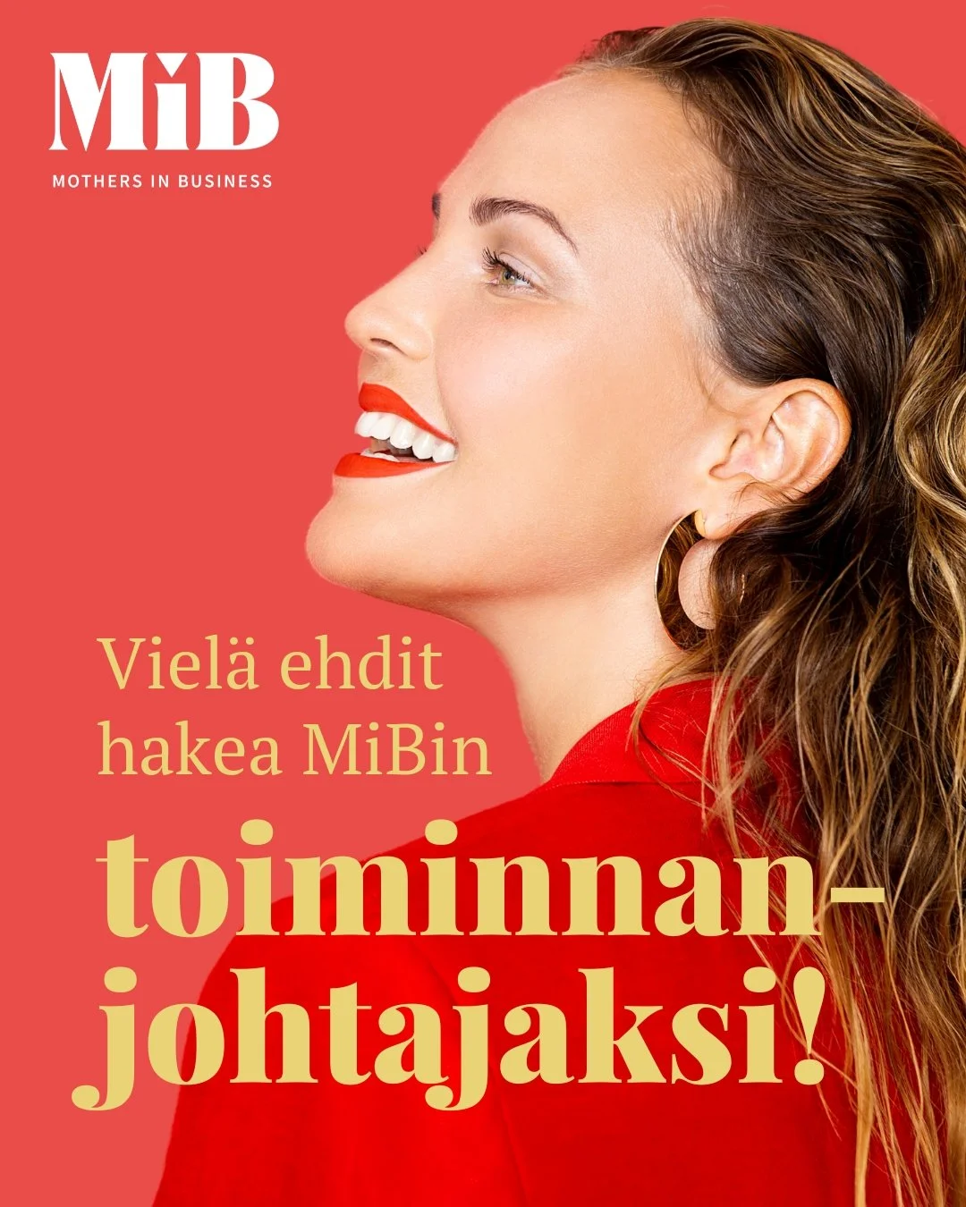 ⏰ Tiistaihin saakka aikaa &ndash; hae meille toiminnanjohtajaksi rakentamaan tasa-arvoisempaa ja perheyst&auml;v&auml;llisemp&auml;&auml; ty&ouml;el&auml;m&auml;&auml;! 😍

MiB hakee toiminnanjohtajaa johtamaan yhdistyst&auml; sen seuraavaan kasvun j