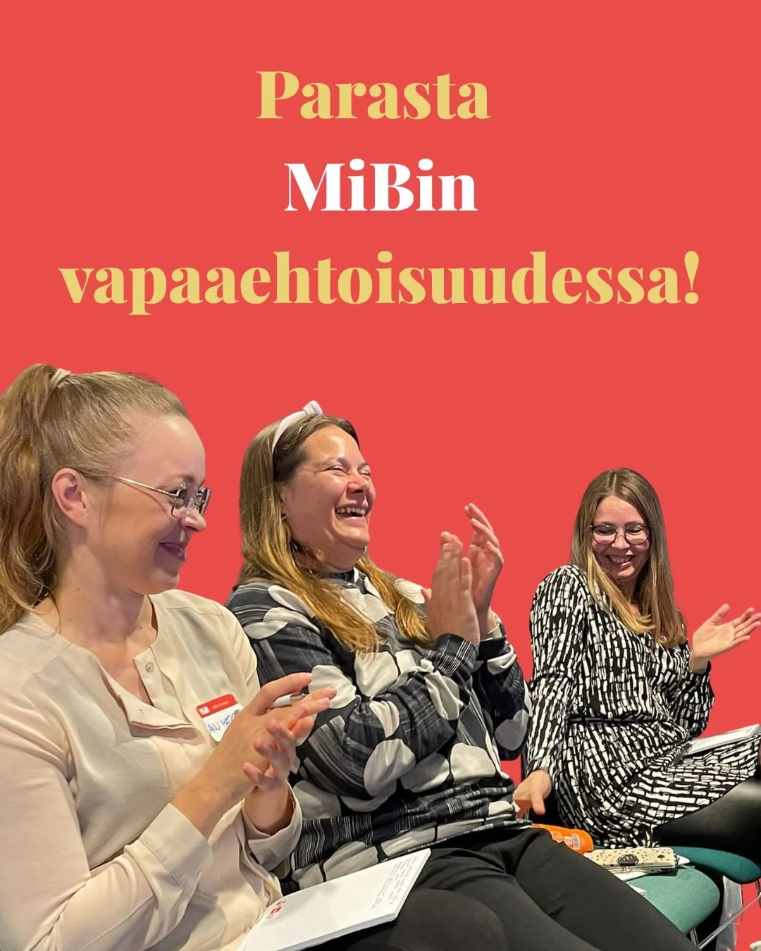 Moi &Auml;iti!

Etsitk&ouml; ehk&auml; omaa tekemist&auml;, jossa kohtaat vertaisia, voit kehitt&auml;&auml; omaa osaamista, luoda verkostoja ja nauttia aikuisten (ja usein my&ouml;s) lasten seurasta. L&auml;mpim&auml;sti tervetuloa MiBin vapaaehtois