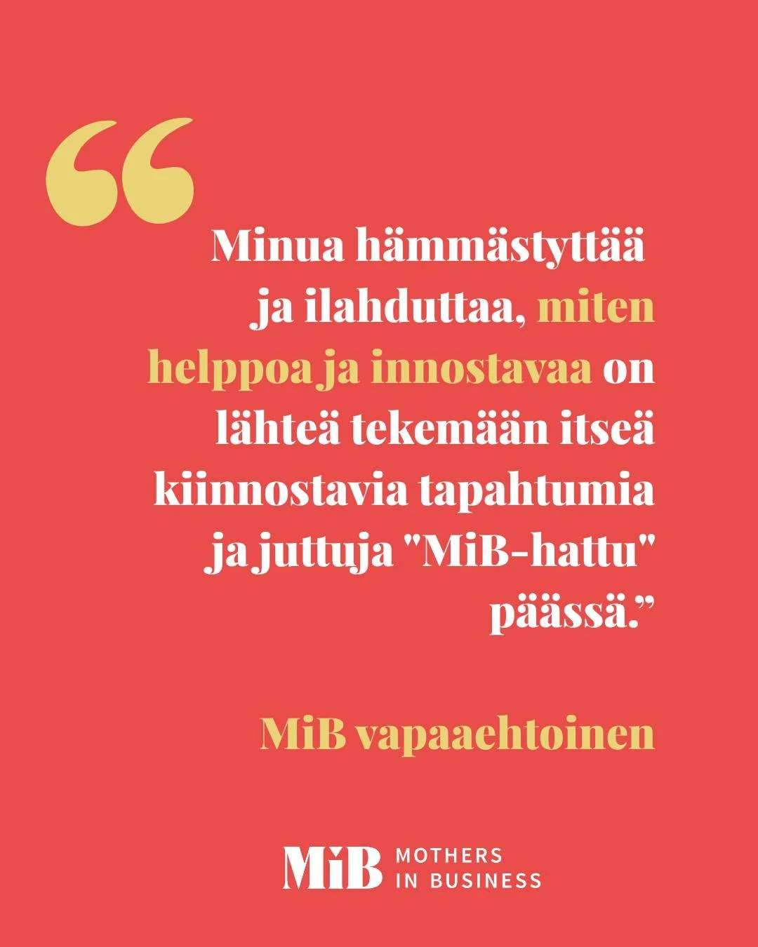 Mik&auml; on sinun oma MiB paikallisjaostosi? L&auml;hden mukaan oman alueen toimintaan ja tutustu uusiin ihmisiin sek&auml; laajenna verkostojasi. 

MiBiss&auml; vapaaehtoiset aktiivit muun muassa j&auml;rjest&auml;v&auml;t suosittuja tapahtumia, te