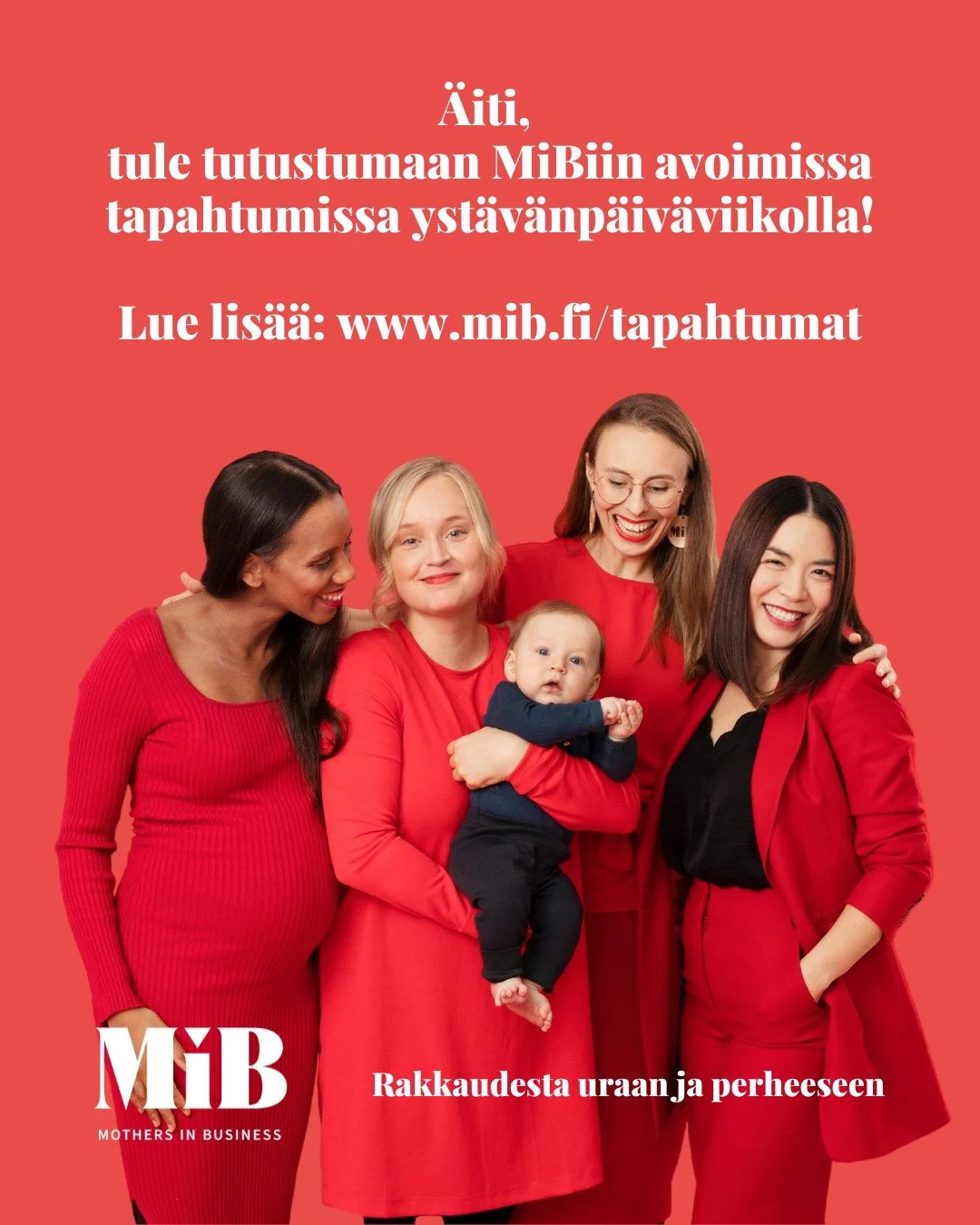 Oletko sin&auml;kin &auml;iti, joka haluaisit v&auml;lill&auml; jutella muustakin kuin lapsiin liittyvist&auml; asioista? Kaipaatko tukea uralla etenemiseen, verkostoitumiseen ja osaamisen kehitt&auml;miseen? 🤔

MiB tarjoaa j&auml;senilleen kaikkea 