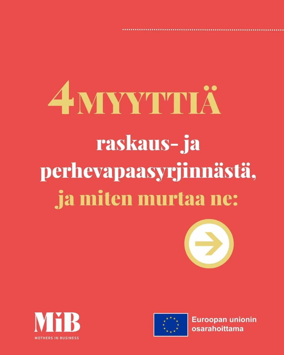 Myytit yll&auml;pit&auml;v&auml;t raskaus- ja perhevapaasyrjint&auml;&auml;: nappaa opas asennemuutokseen!

Olemme murtaneet raskaus- ja perhevapaasyrjint&auml;&auml;n kytkeytyvi&auml; myyttej&auml; yhdess&auml; edell&auml;k&auml;vij&auml;yritysten k