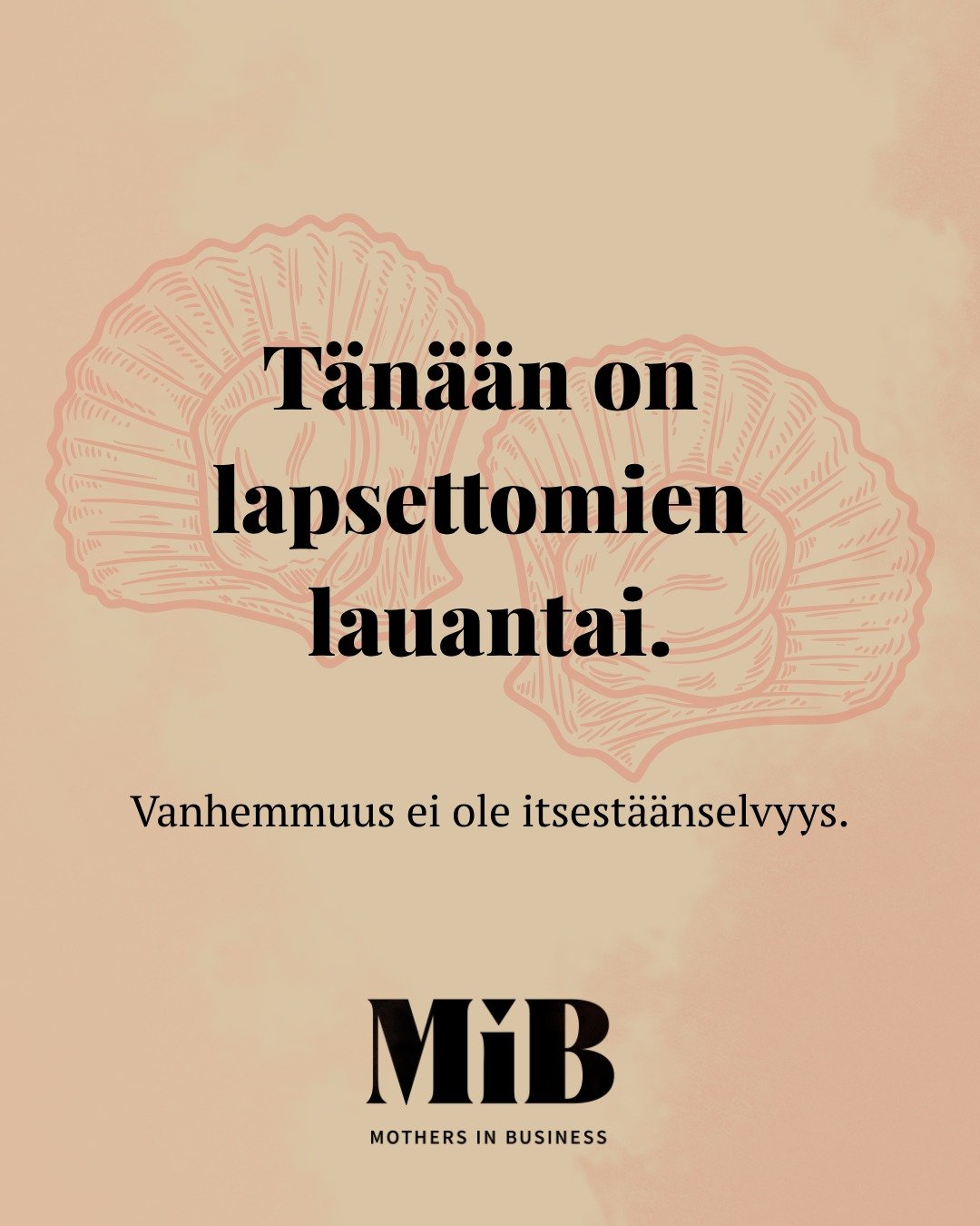 T&auml;n&auml;&auml;n, 9.5.2026, vietet&auml;&auml;n lapsettomien lauantaita.

Vanhemmuus ei ole itsest&auml;&auml;nselvyys. Suomessa yksi viidest&auml; kohtaa tahatonta lapsettomuutta. Kokemus muokkaa usein voimakkaasti omaa perhek&auml;sityst&auml;
