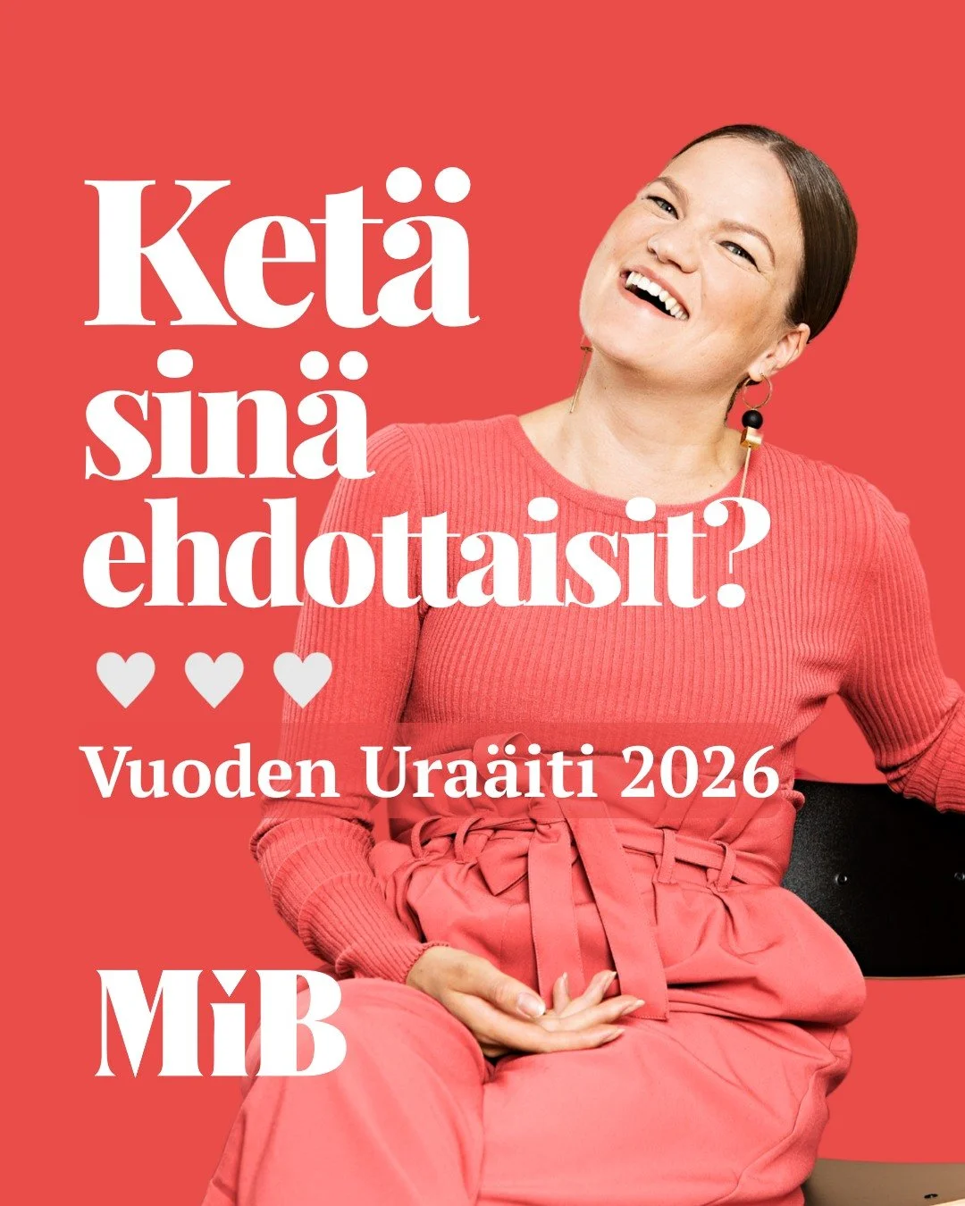 T&auml;n&auml; kes&auml;n&auml; etsimme j&auml;lleen Vuoden Ura&auml;iti&auml; 2026! ☀️❤️ 

Kev&auml;&auml;ll&auml; k&auml;ynnistynyt haku on edelleen avoinna, ja nyt on t&auml;ydellinen hetki ehdottaa &auml;iti&auml;, joka inspiroi, kannustaa ja n&a