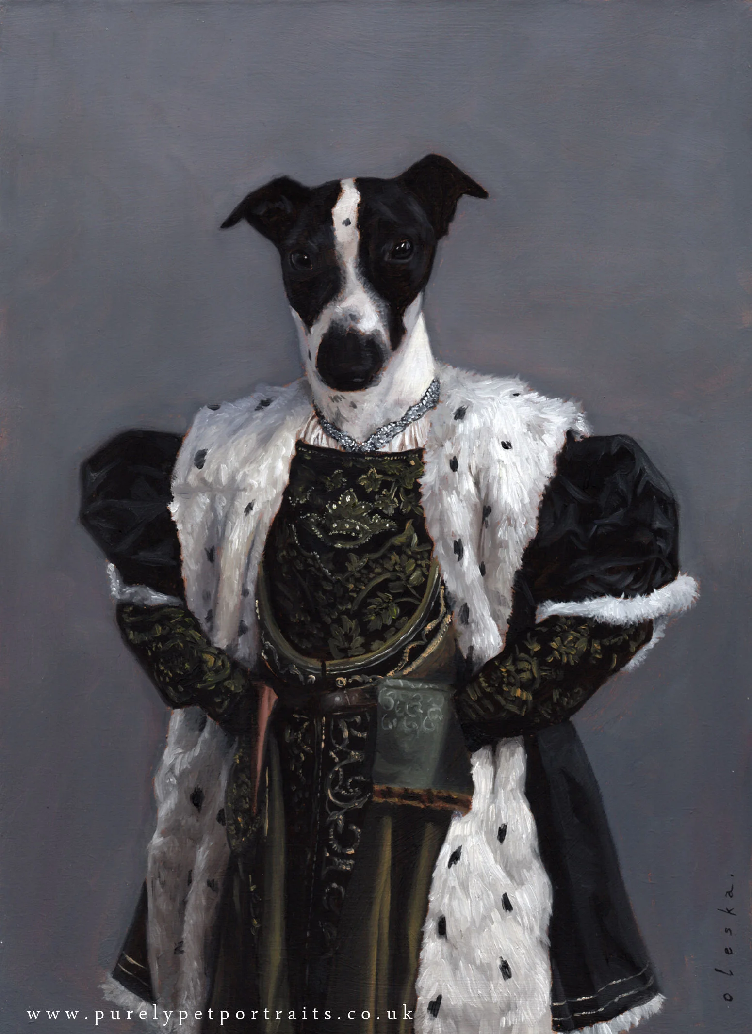Denzel as King Henry VIII by www.purelypetportraits.co.uk