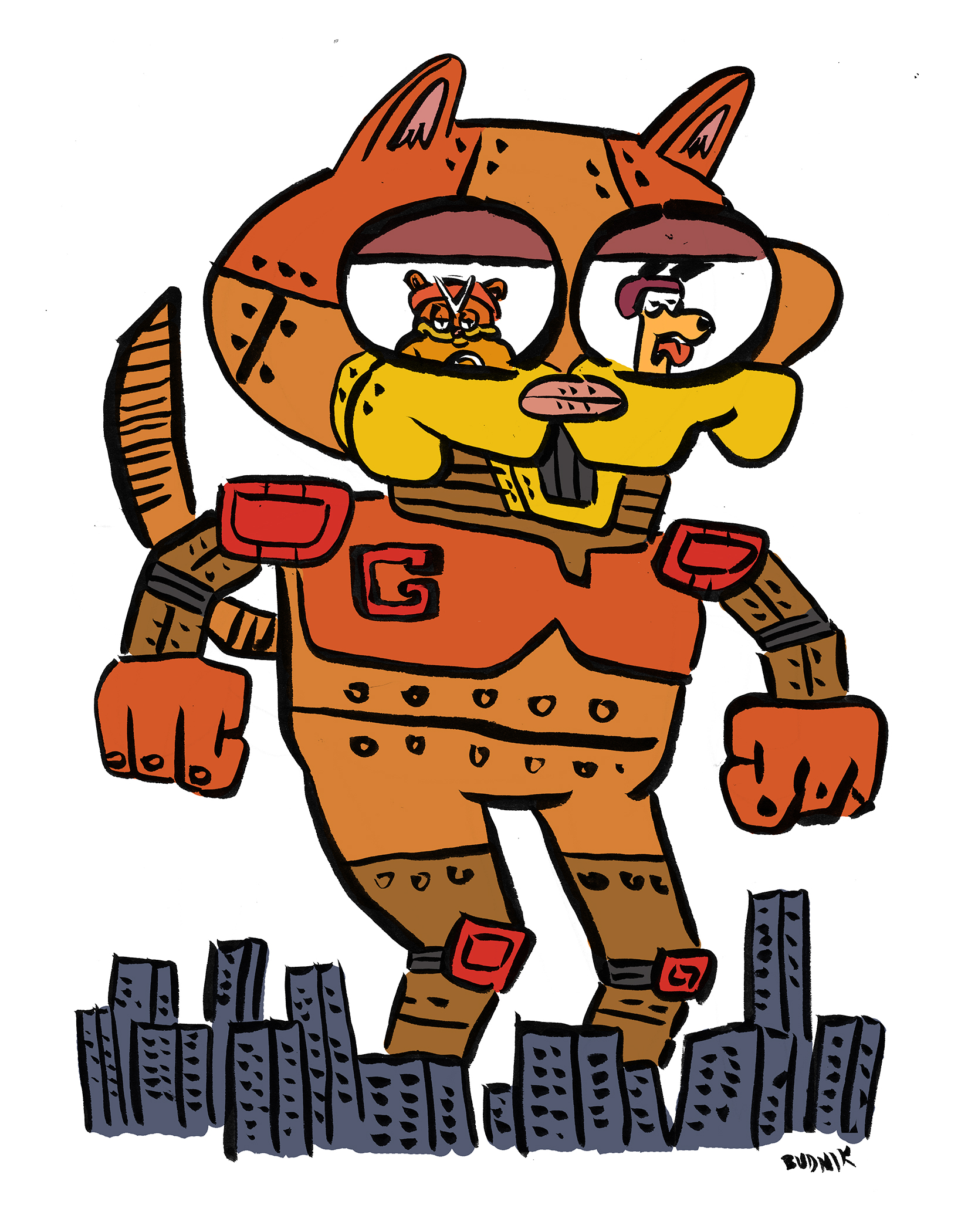 Garfield Mech - personal work