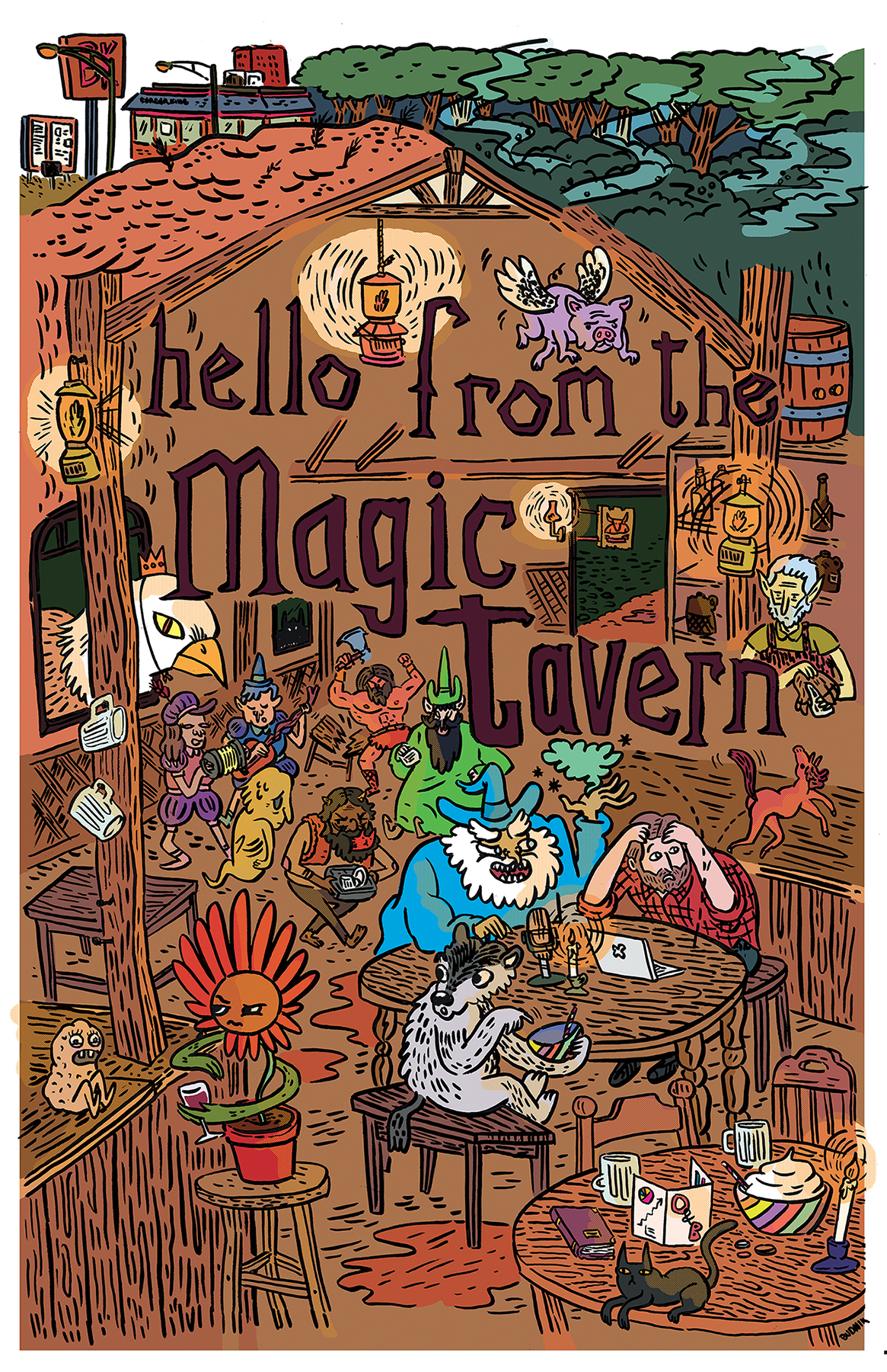 Poster for the podcast Hello From The Magic Tavern