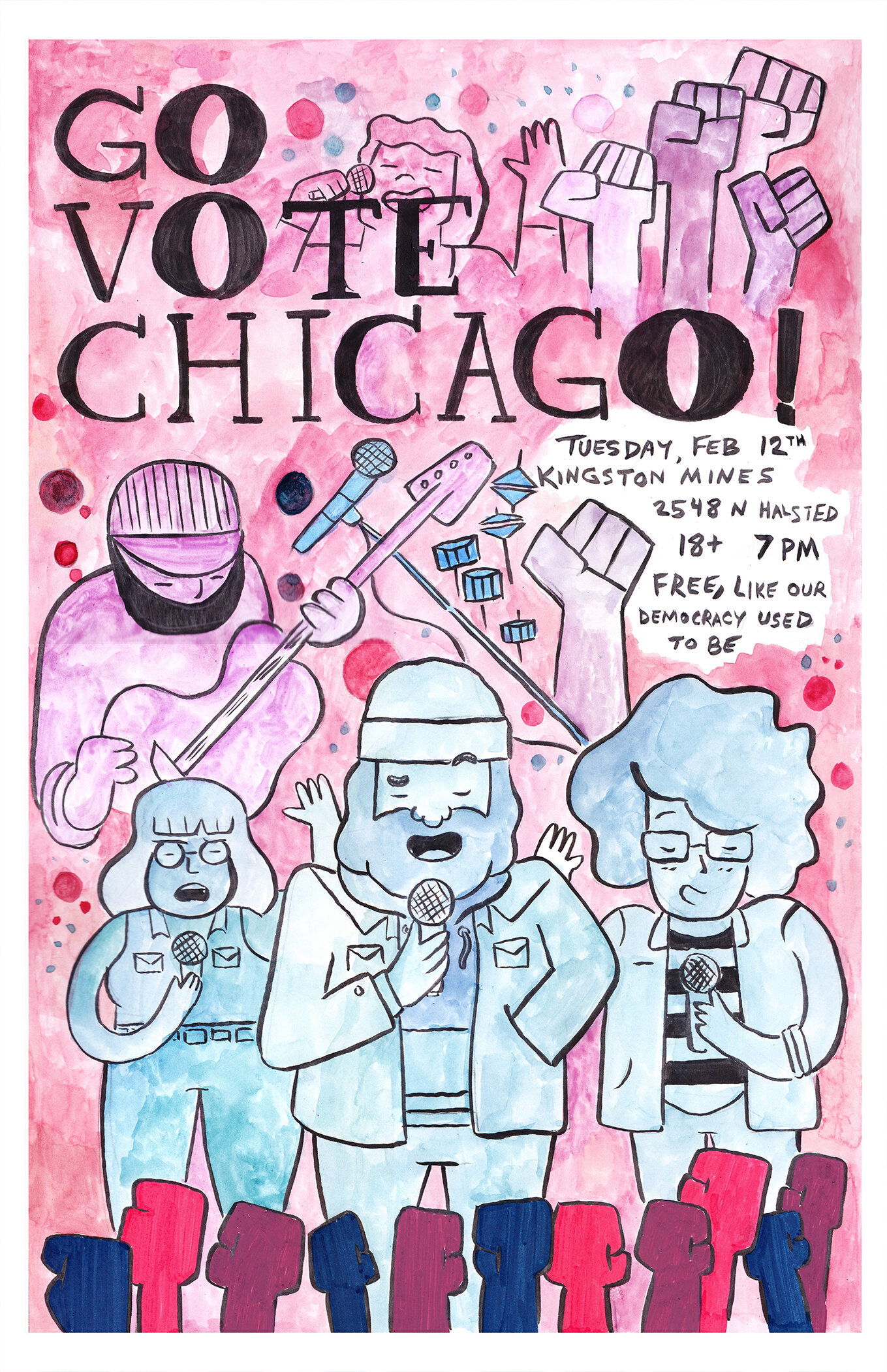 Go Vote Chicago - a benefit comedy & music showcase