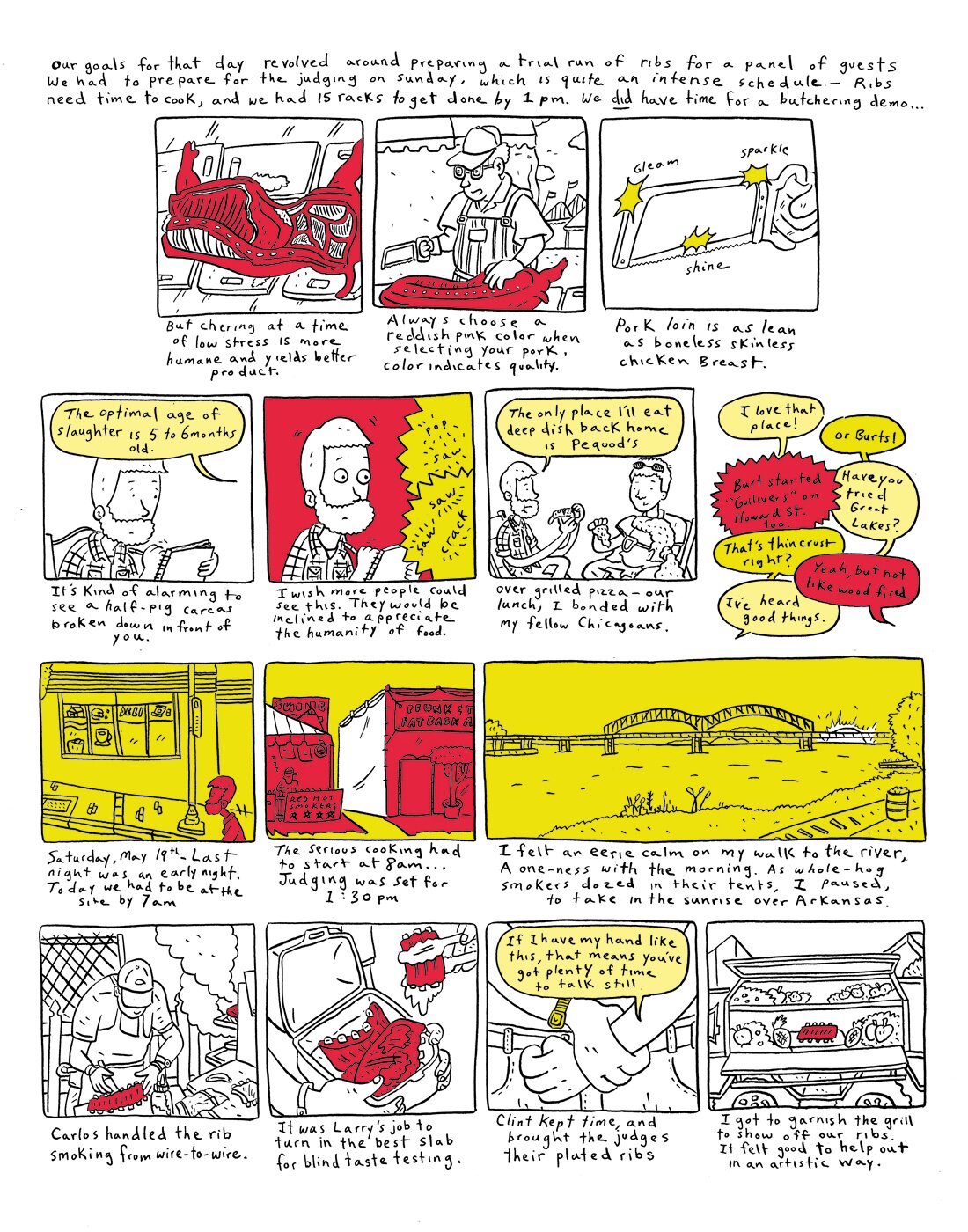 Saveur Magazine Travelogue Comic