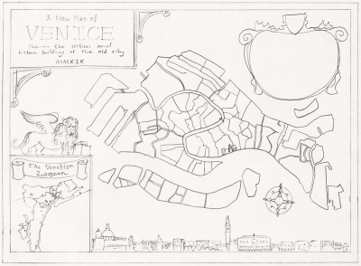 Time-lapse of drawing my Venice Map