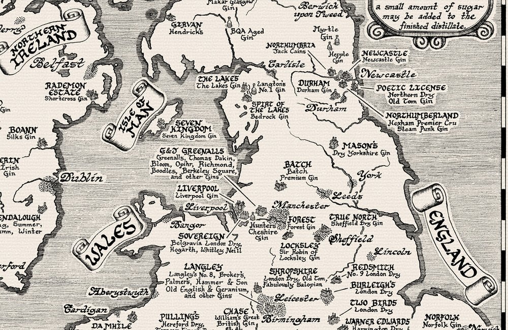 Manuscript Maps — Making Maps : Part 2 - Ink Drawing and Calligraphy
