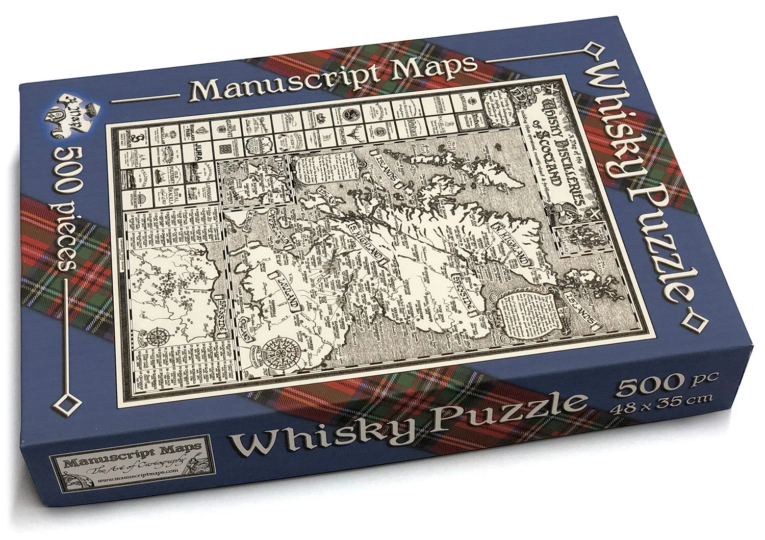 Manuscript Maps — The Whisky Jigsaw Puzzle 500 pieces