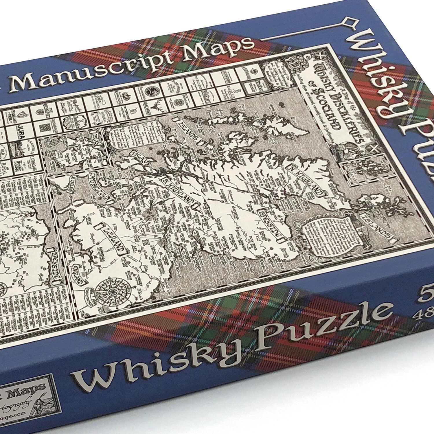 Manuscript Maps — The Whisky Jigsaw Puzzle 500 pieces