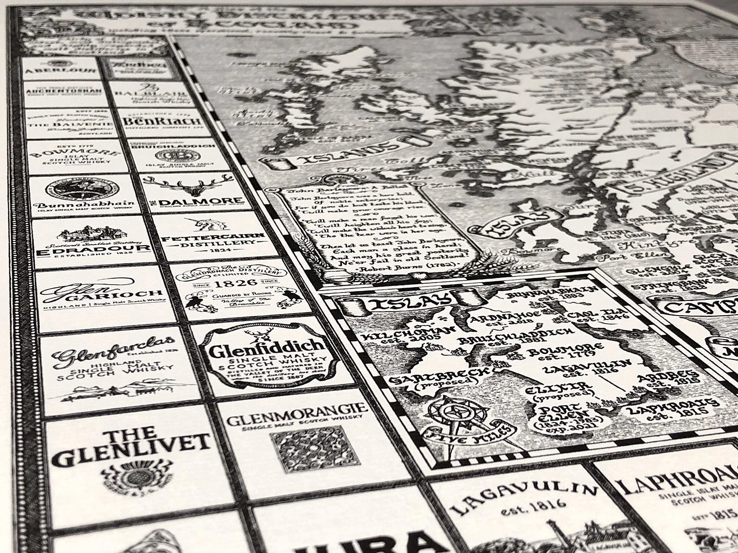 Manuscript Maps — New Whisky Distilleries to Feature