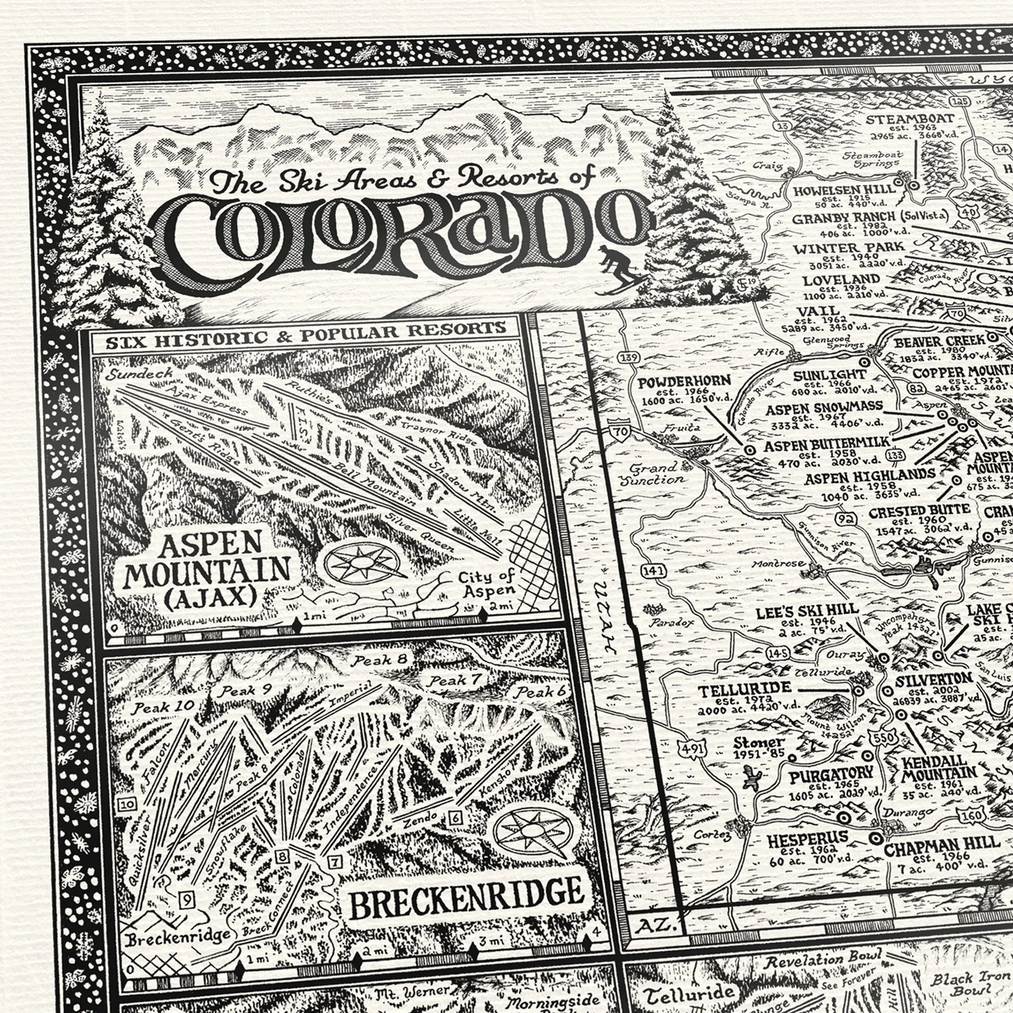 Manuscript Maps — The Colorado Ski Map