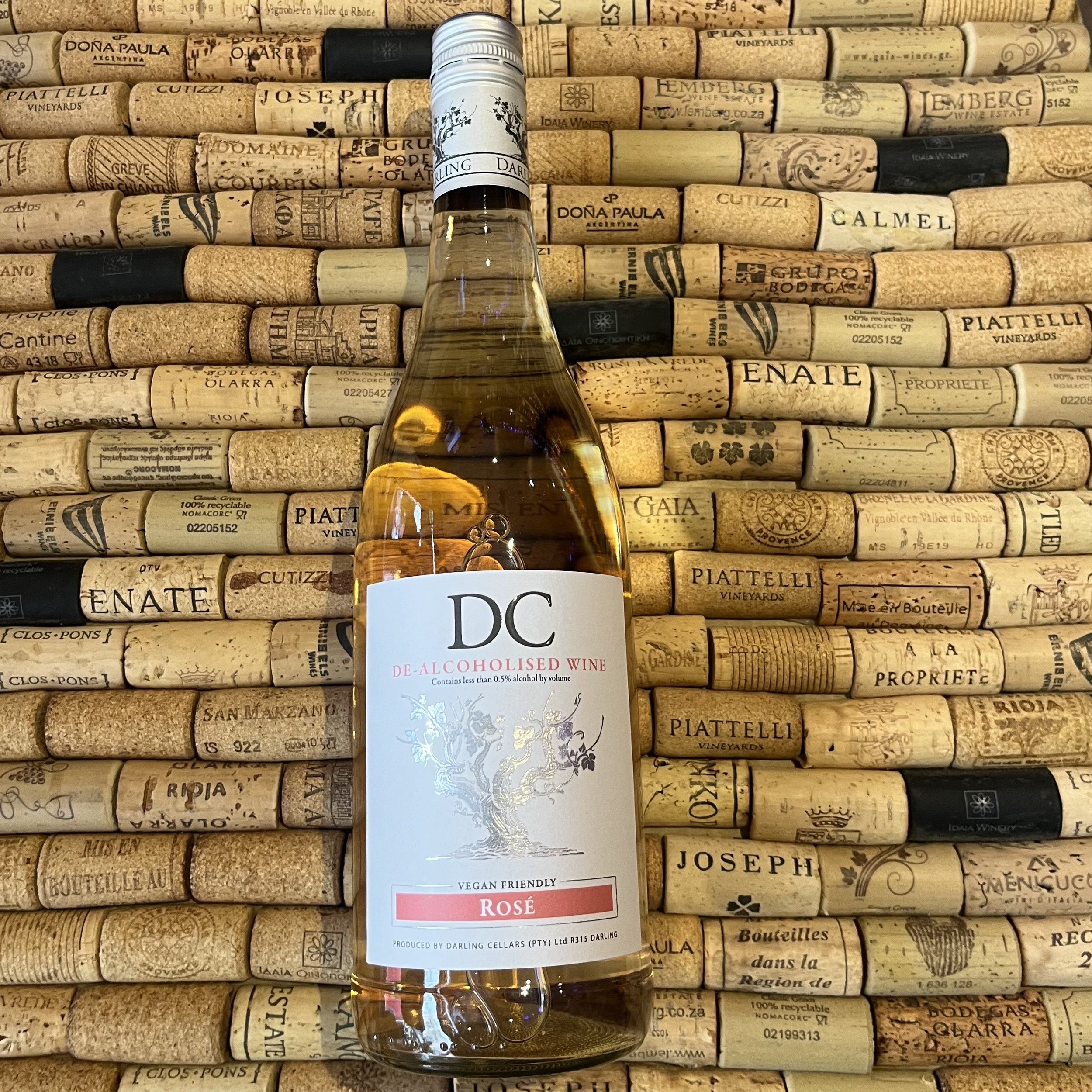 DC De-Alcoholised Rosé NV, South Africa