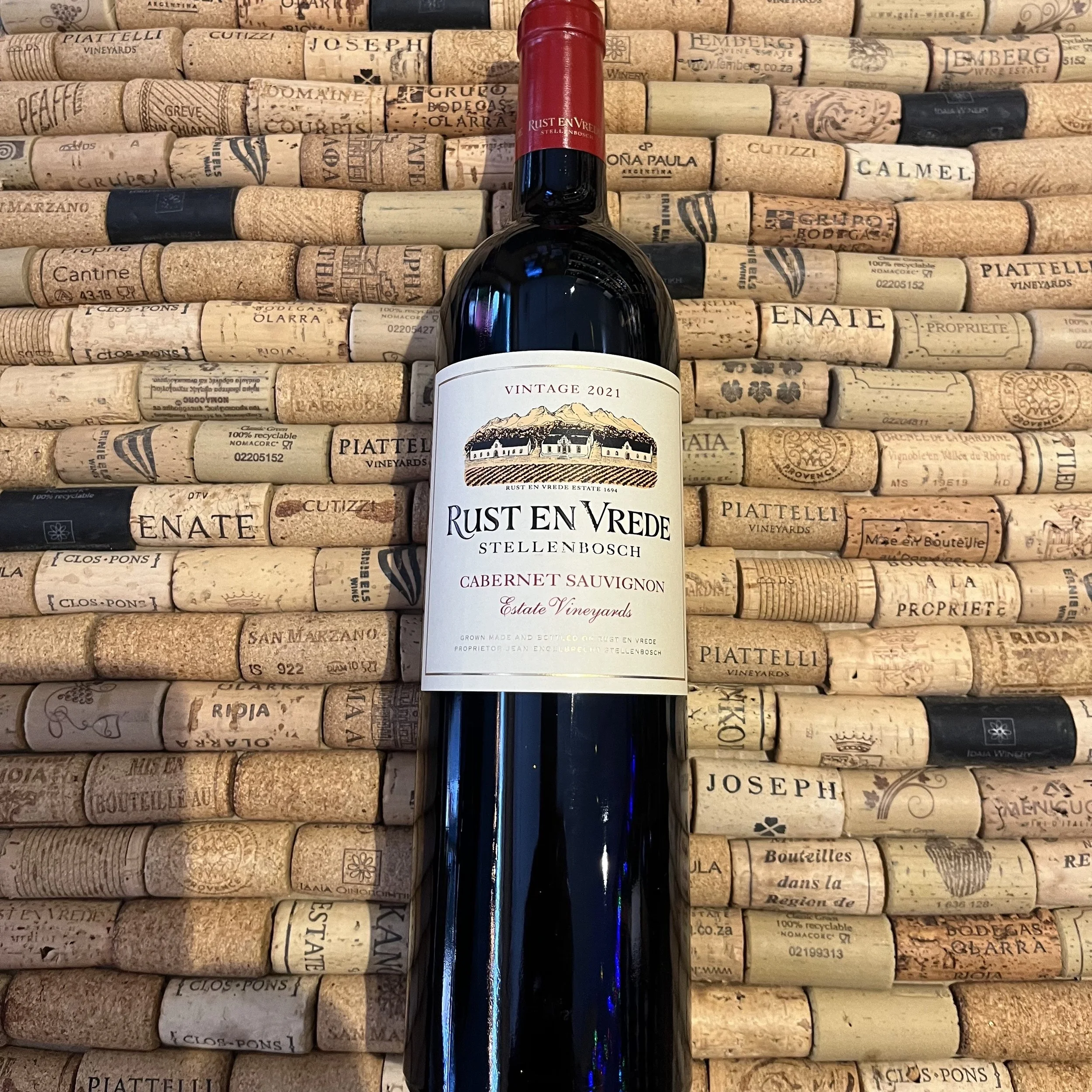 Rust en Vrede, Estate Vineyards Cabernet Sauvignon, Stellenbosch, South Africa