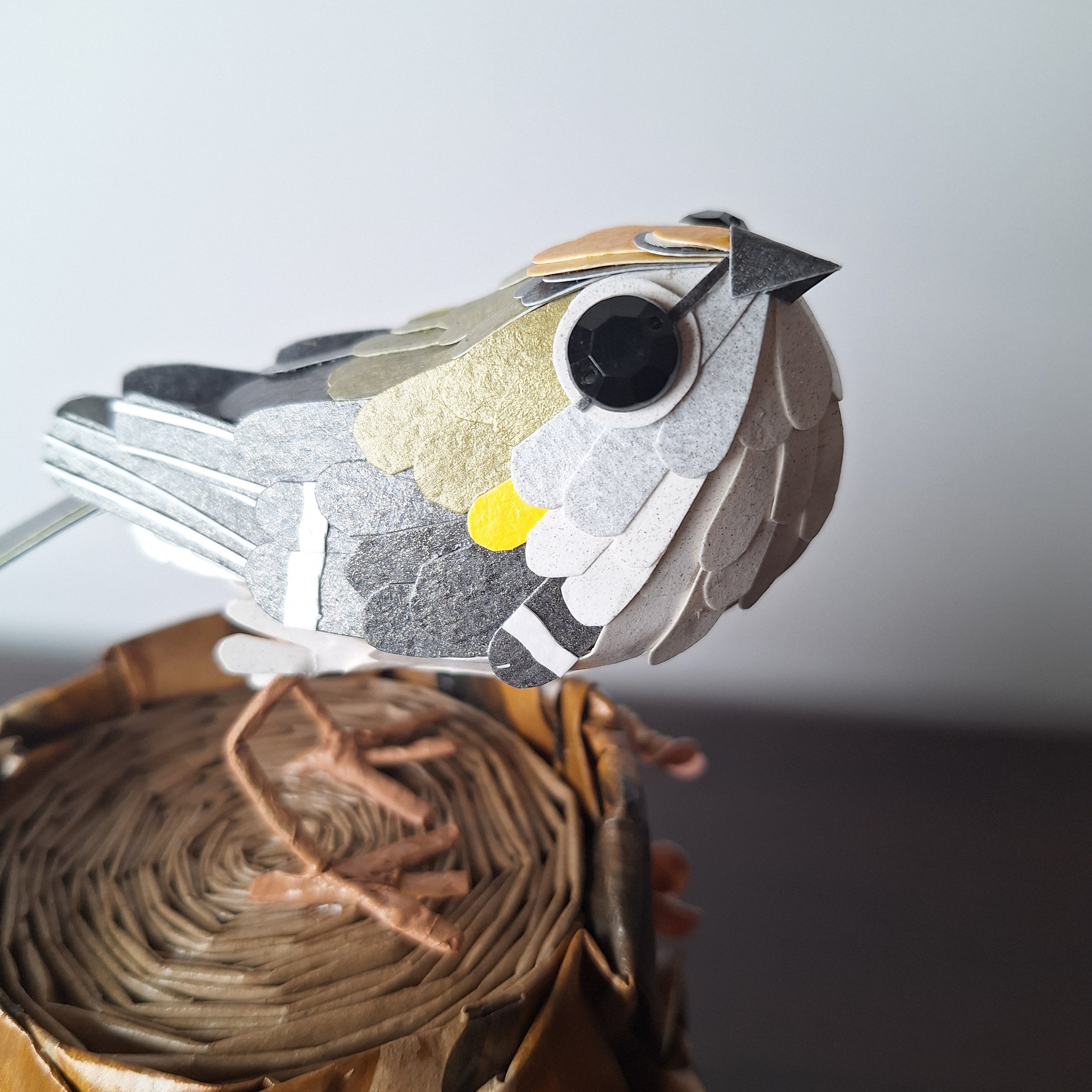 garden bird home décor, featuring a goldcrest