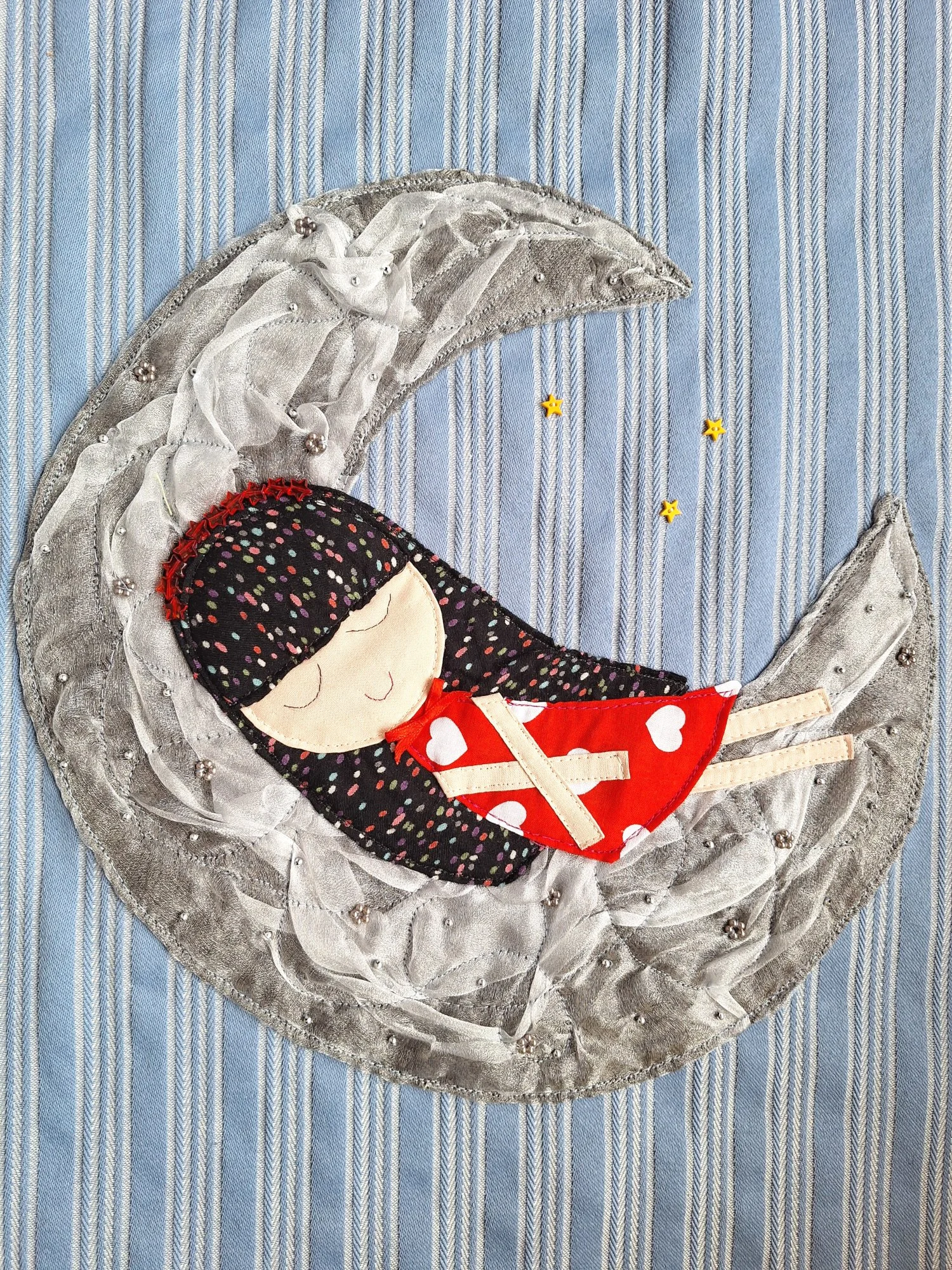 Moon Girl wall hanging
