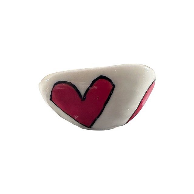 ASL Ceramics - Red Heart Pot