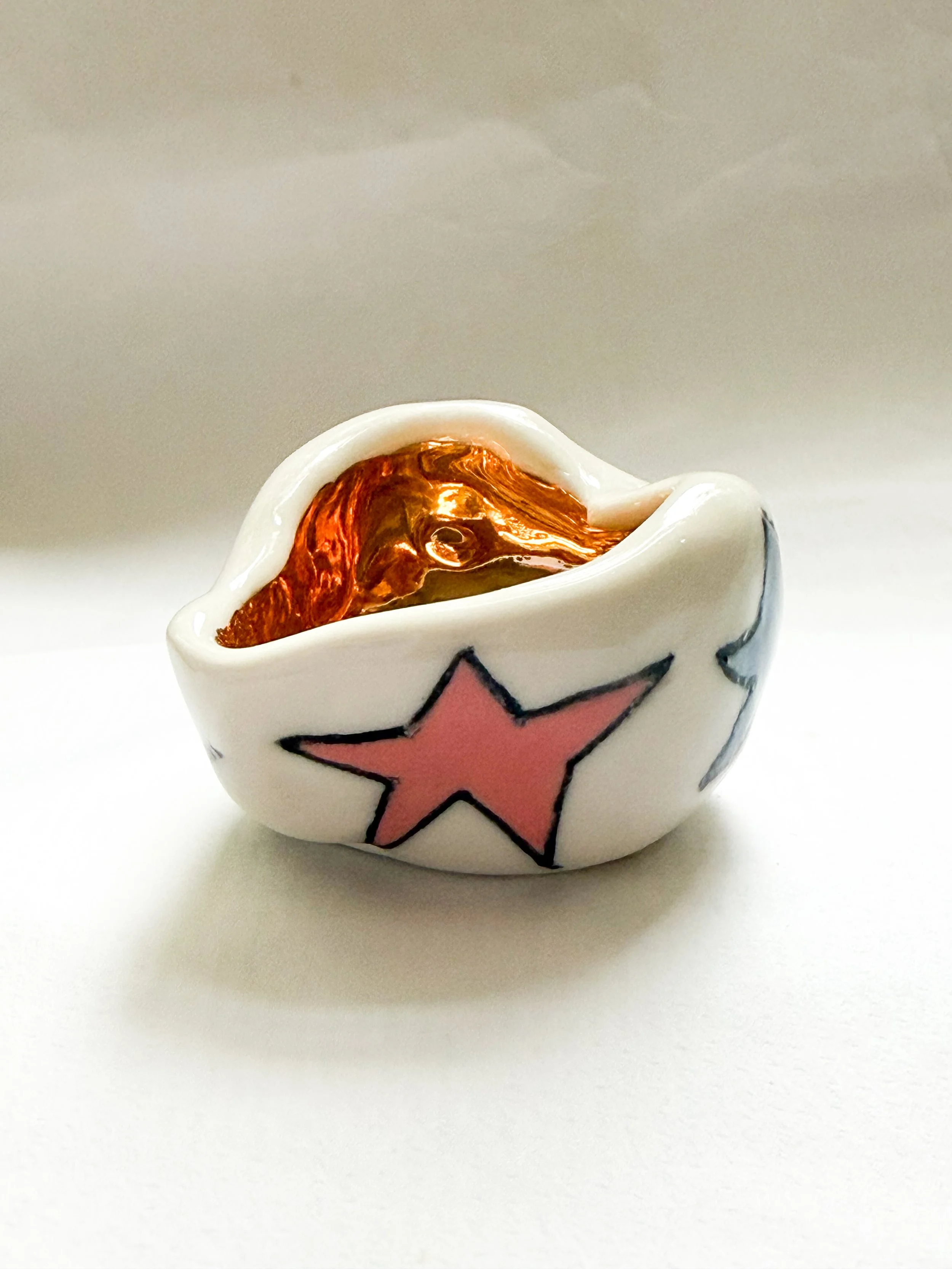 Pink Star Mini Heart Pot .JPG