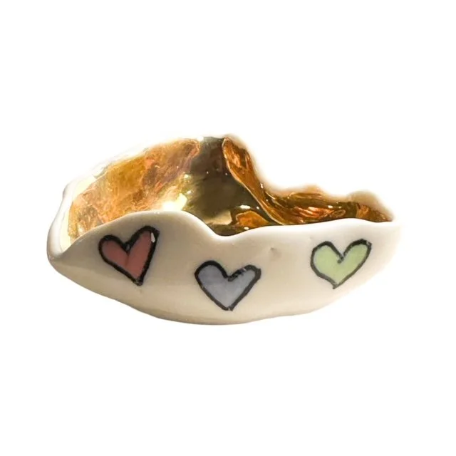 ASL Ceramics - Pastel Heart Dish