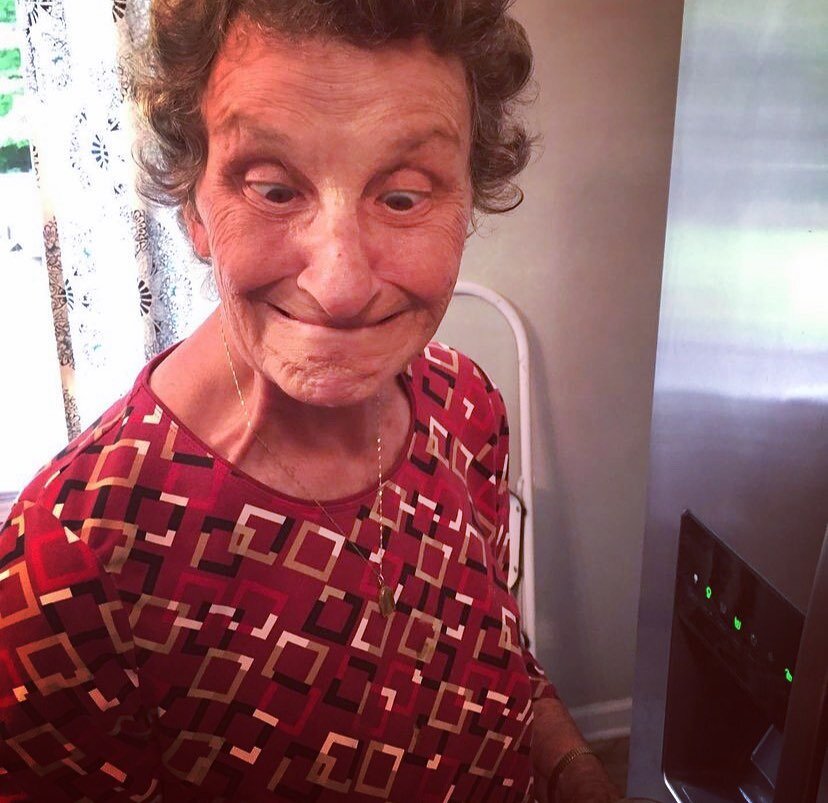 If anyone ever wondered where my sense of humor originated, this picture of mom says it all. Laughter is the best form of medicine, and it even soothes the broken heart. Looking forward to celebrating the life of this incredible lady tomorrow and hea