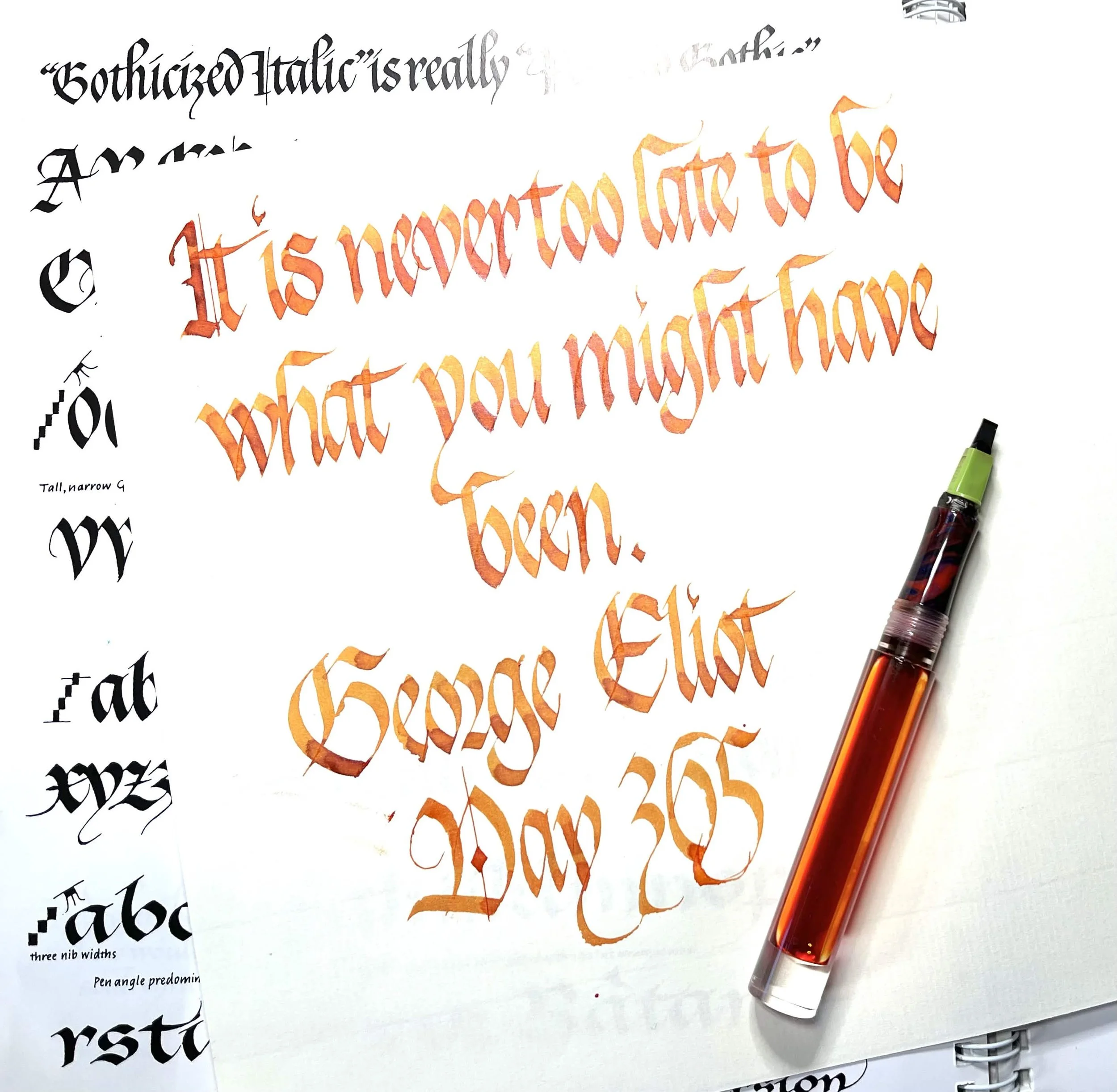 Calligraphy Journeys - Autumn — Panda Scribes - Local Calligrapher
