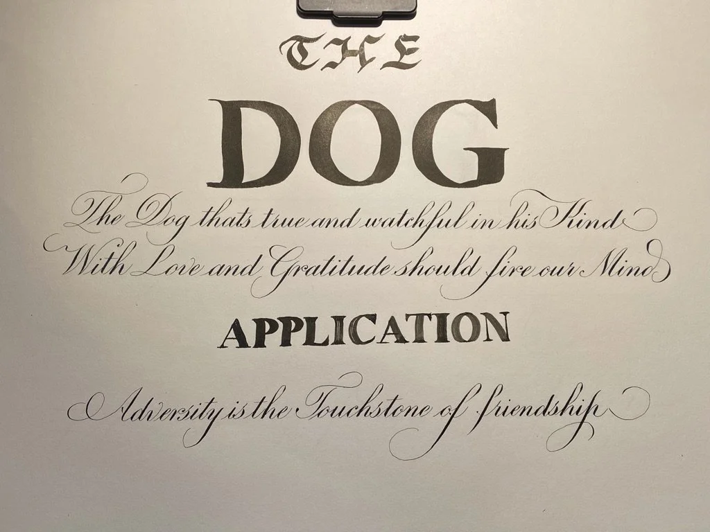 Learning from Masters at their Craft — Panda Scribes - Local Calligrapher