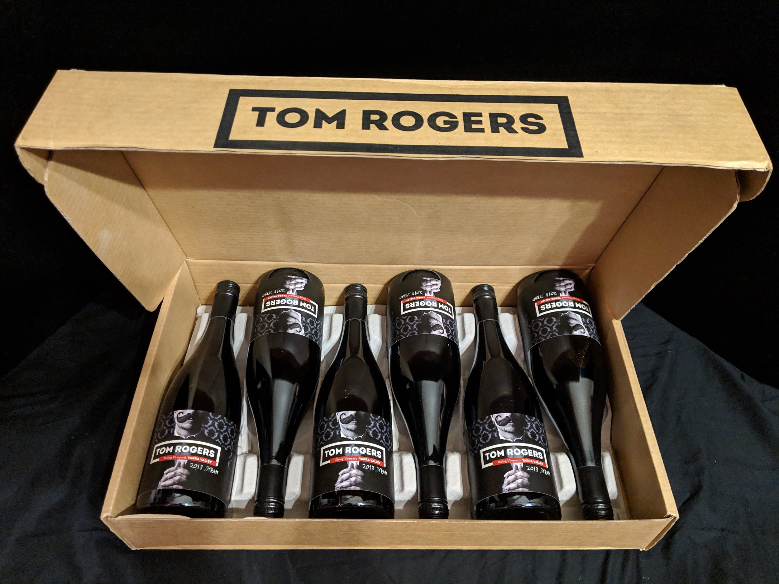  Tom Rogers 6 Bottle Box   