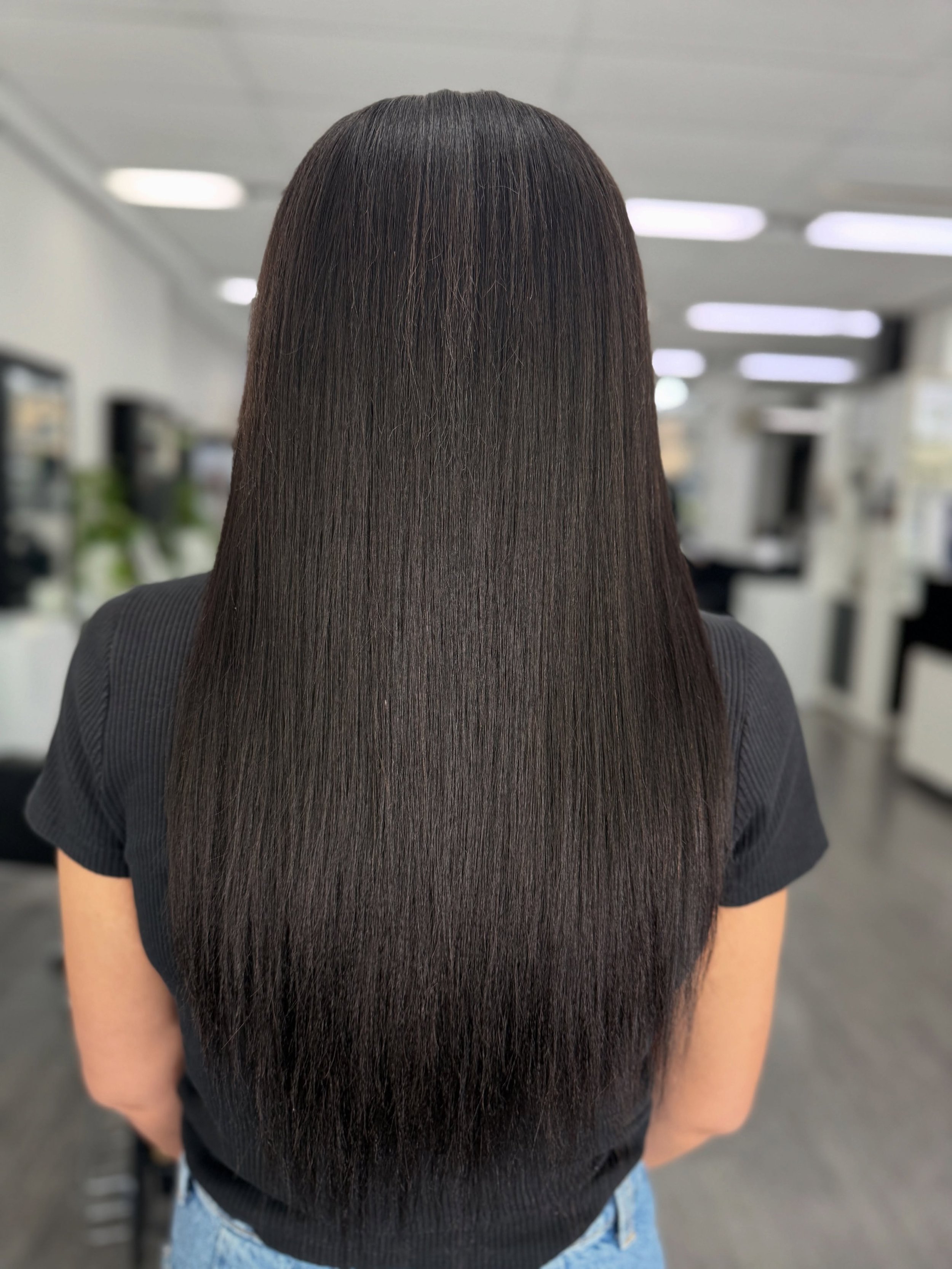Straight hair extensions natural relaxed  texture great for natural Afro hair! 

Bookings on our Bio! 

#beforeandafter  #hairextensions #perthhairsalon #fyp #hairtransformation