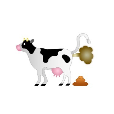 Really love this emoji from talented team @nyuniversity but @globalecoguy says cows emit all the methane from burps &mdash; and not the other end! @projectdrawdown @climatevisuals @sustain4sapiens @natgeo @meatlessmonday @beyondmeat @meatfreeathlete 