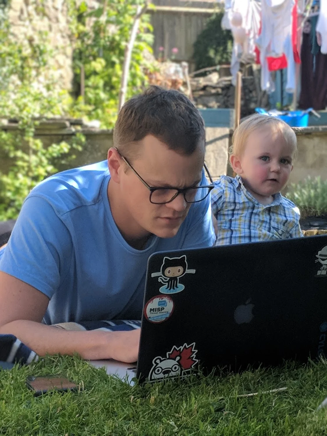 This wasn’t the sandbox Brad’s son was expecting…