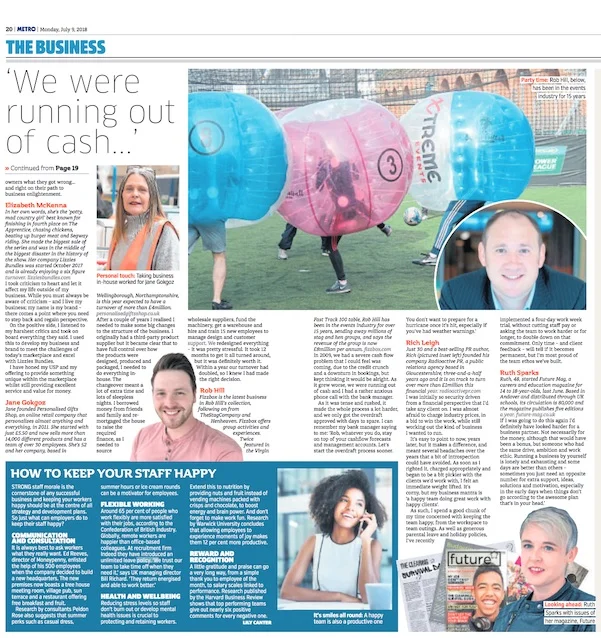 EMPRA's Ruth in The Metro