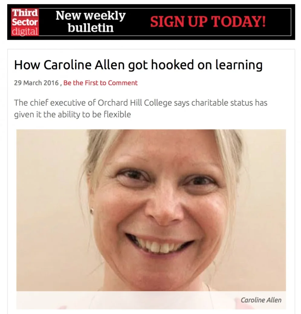 Third Sector: Orchard Hill College
