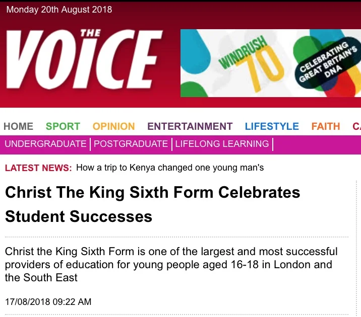 The Voice: Christ The King