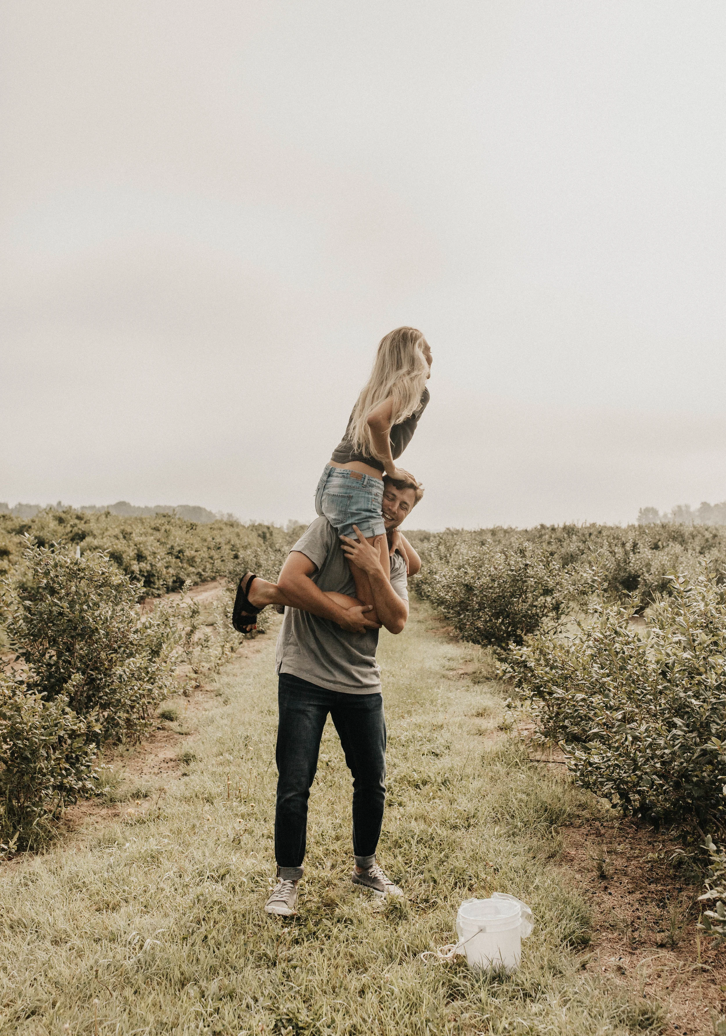Blueberry Field Photoshoot