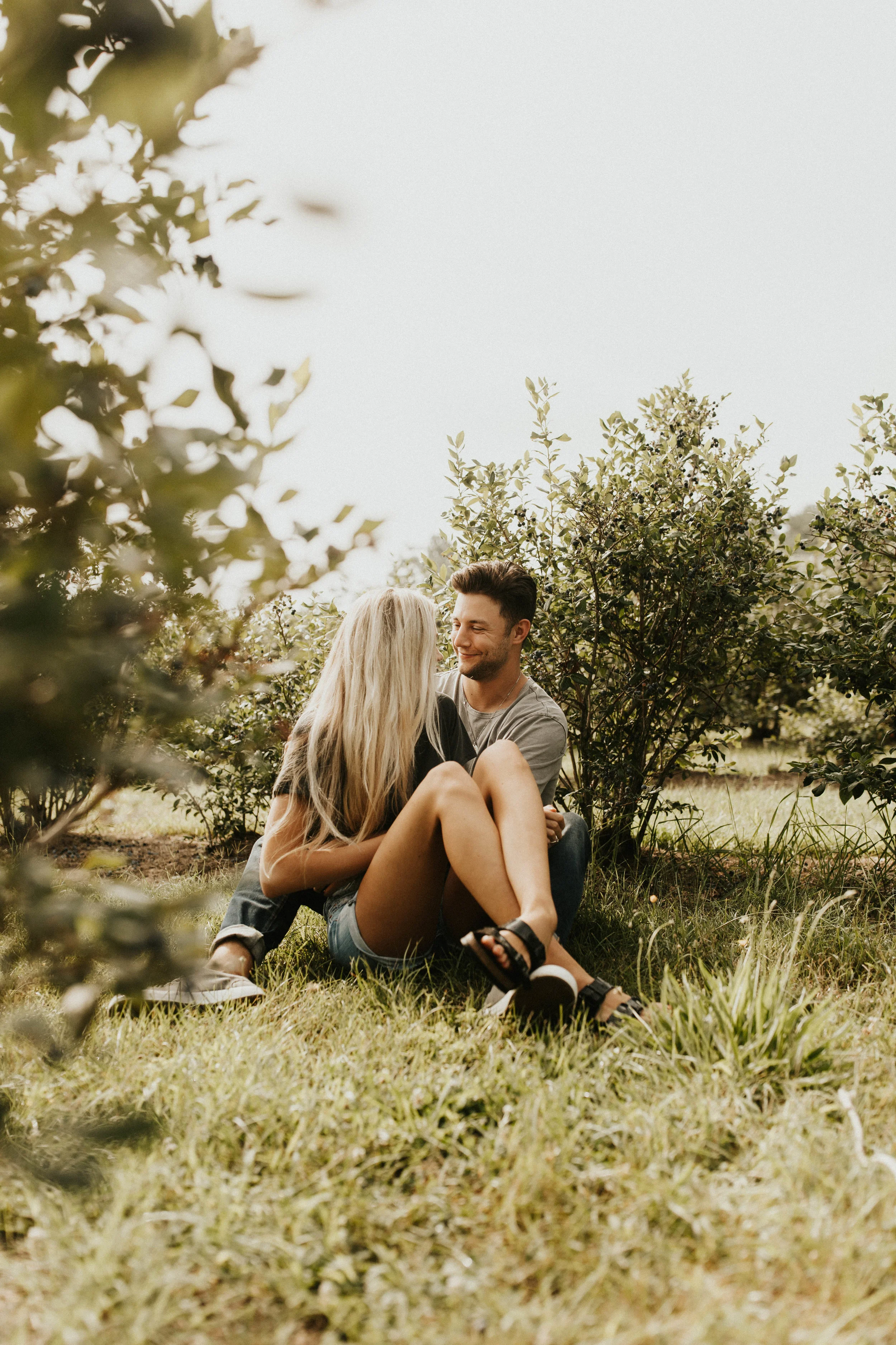 blueberry field photoshoot