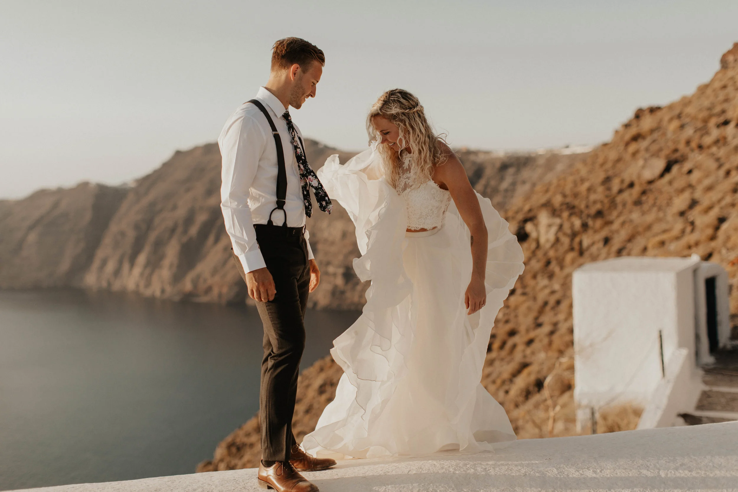 Santorini Elopement
