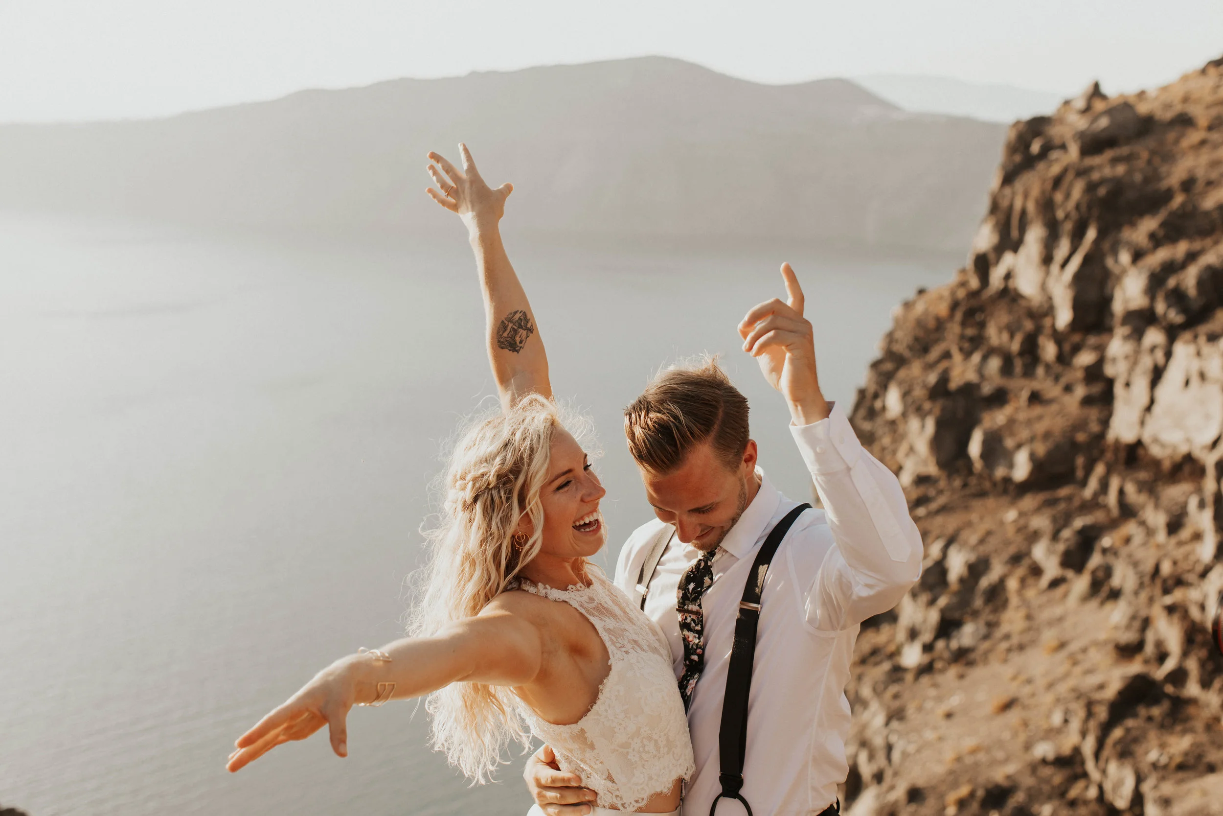 Santorini Elopement